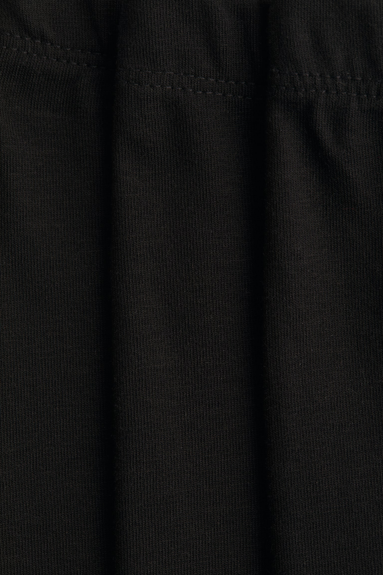 코튼 저지 레깅스 3피스 세트 - 블랙 - 2