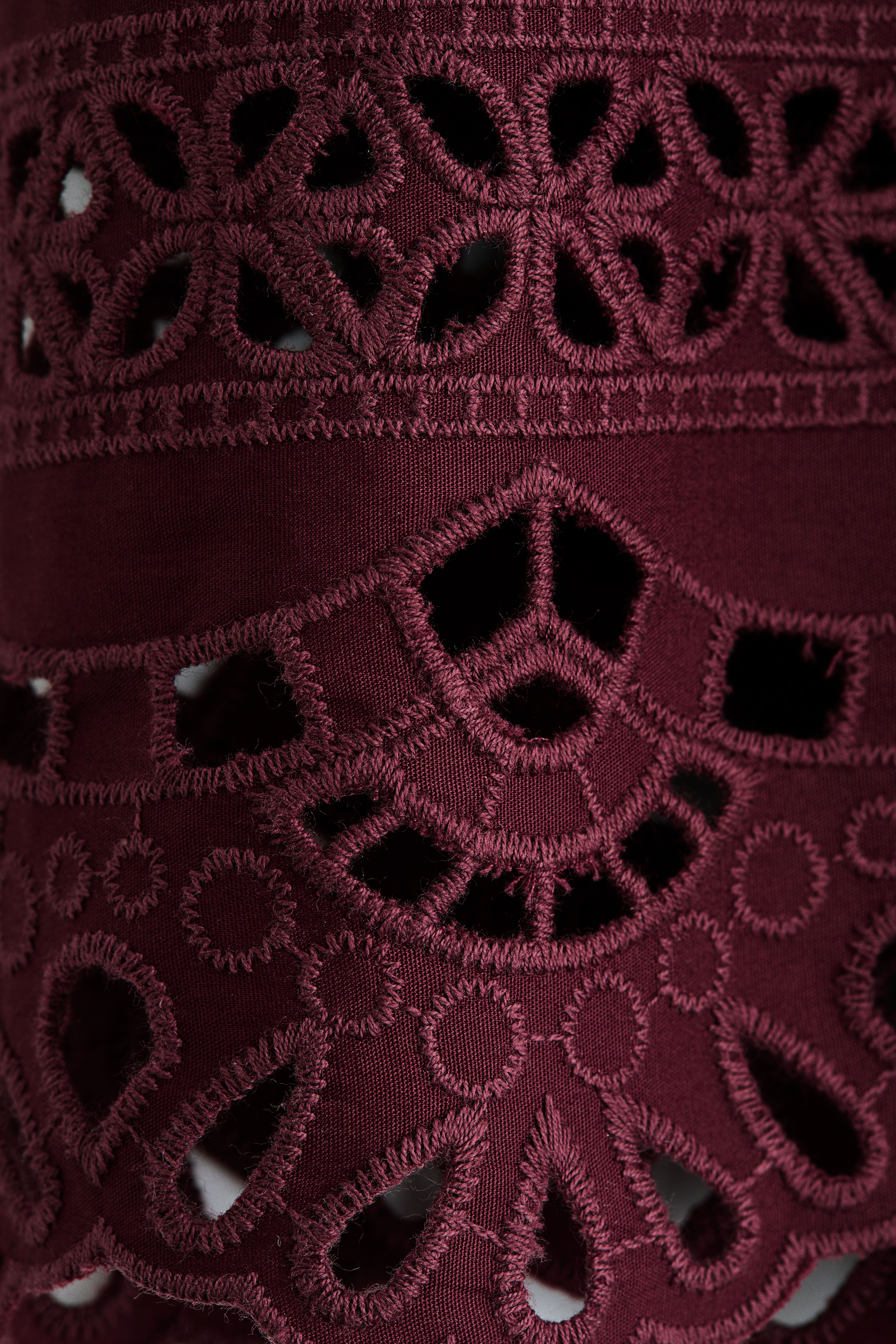 Short MAMA avec broderie anglaise