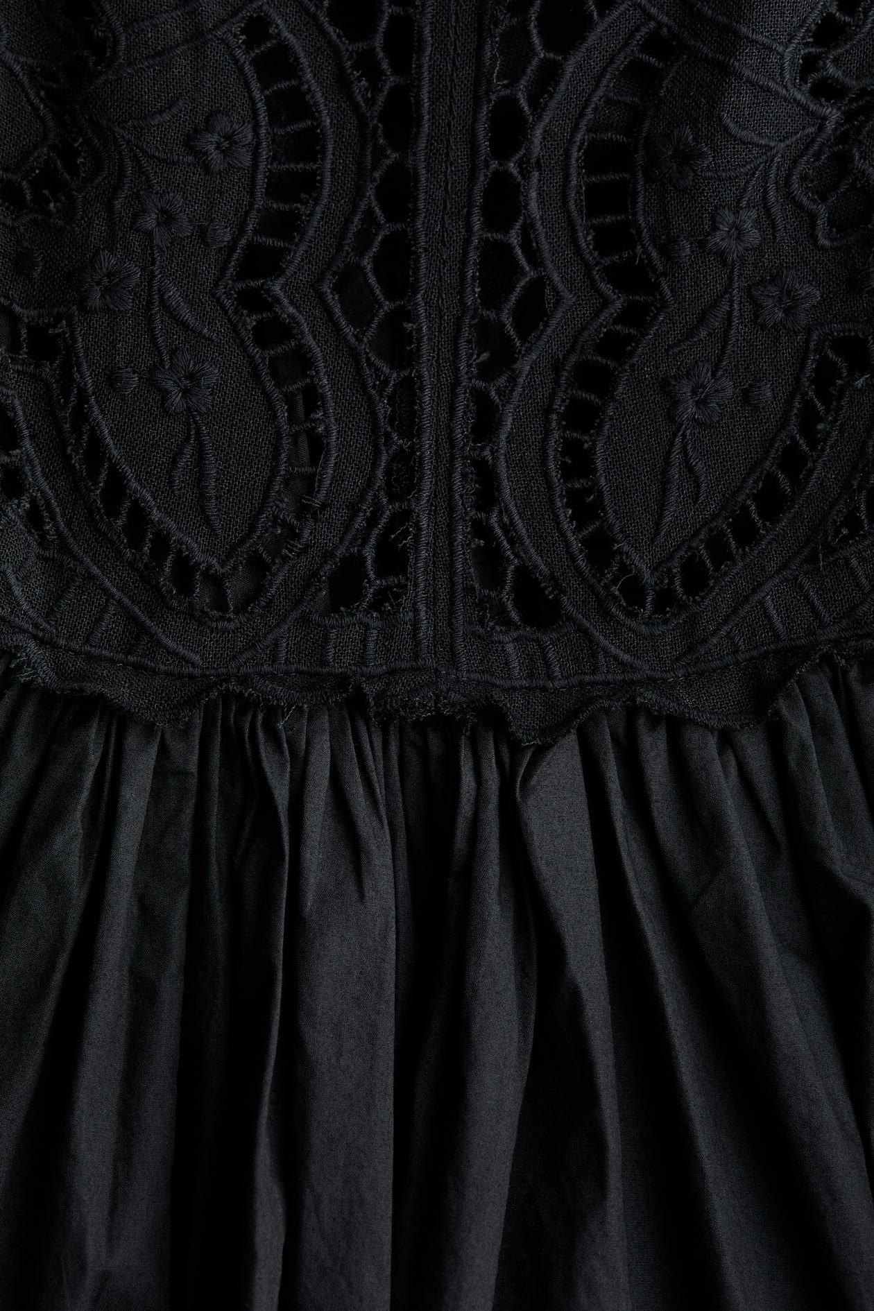 Bubble-Hem Linen-Blend Dress - image 3