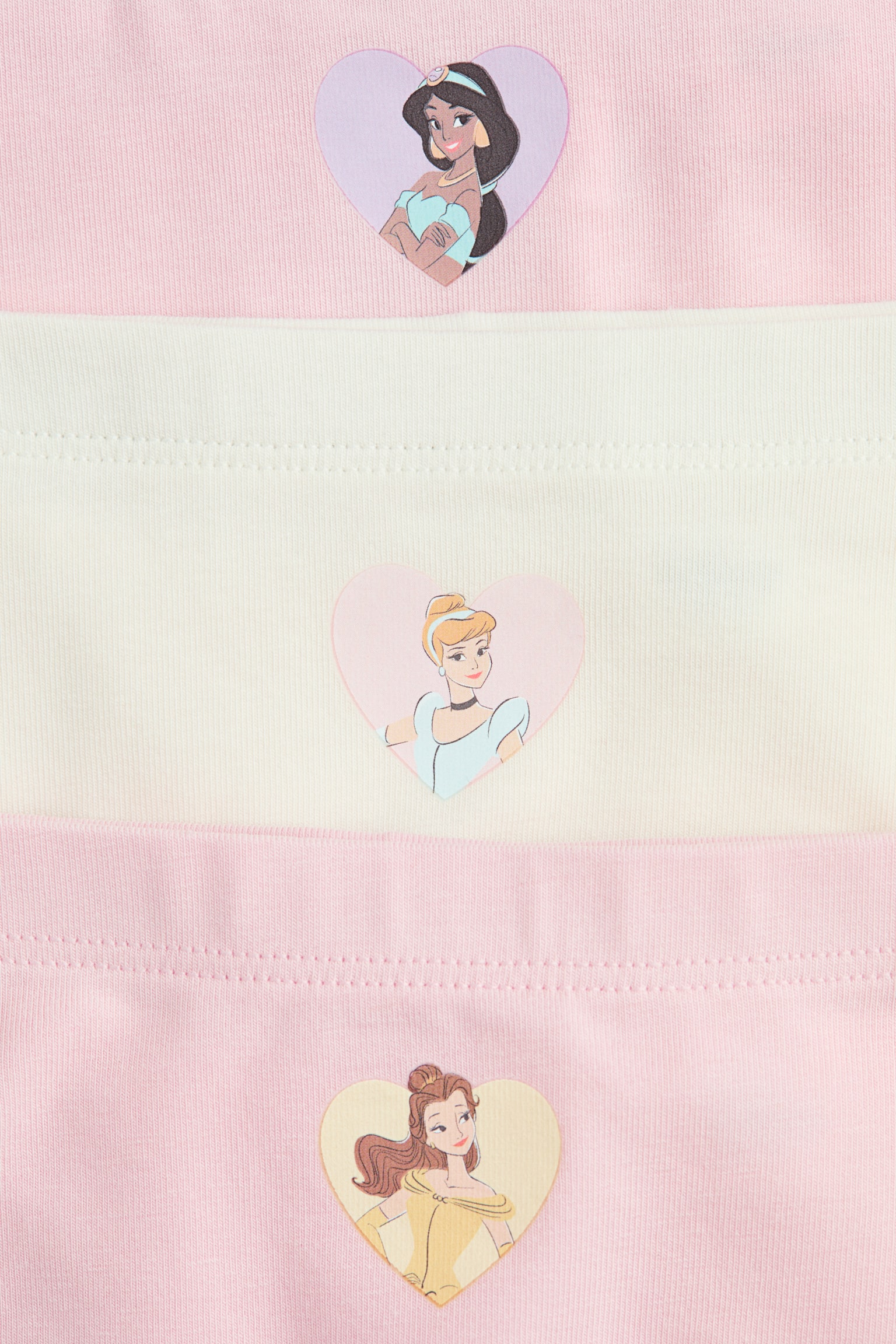 5-pack cotton boxer briefs - White/Disney Princesses/Pink/Hello Kitty/Pink/Minnie Mouse/Dark grey/My Melody/Pink/Disney Princesses - 3