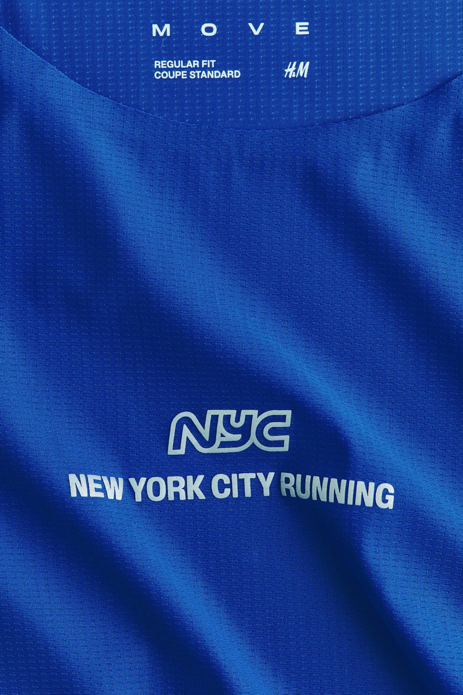 Мужской топ H&M Move Running with CoolMove™, цвет: Синий — фото 9