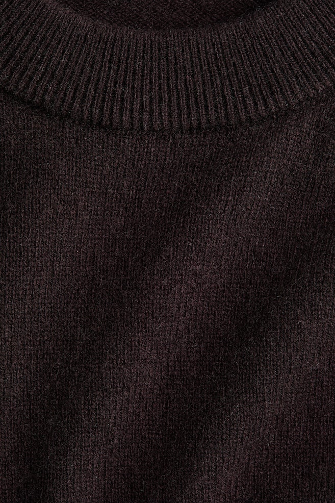 MAMA Before & After Pullover da allattamento lana-Marrone scuro - 6