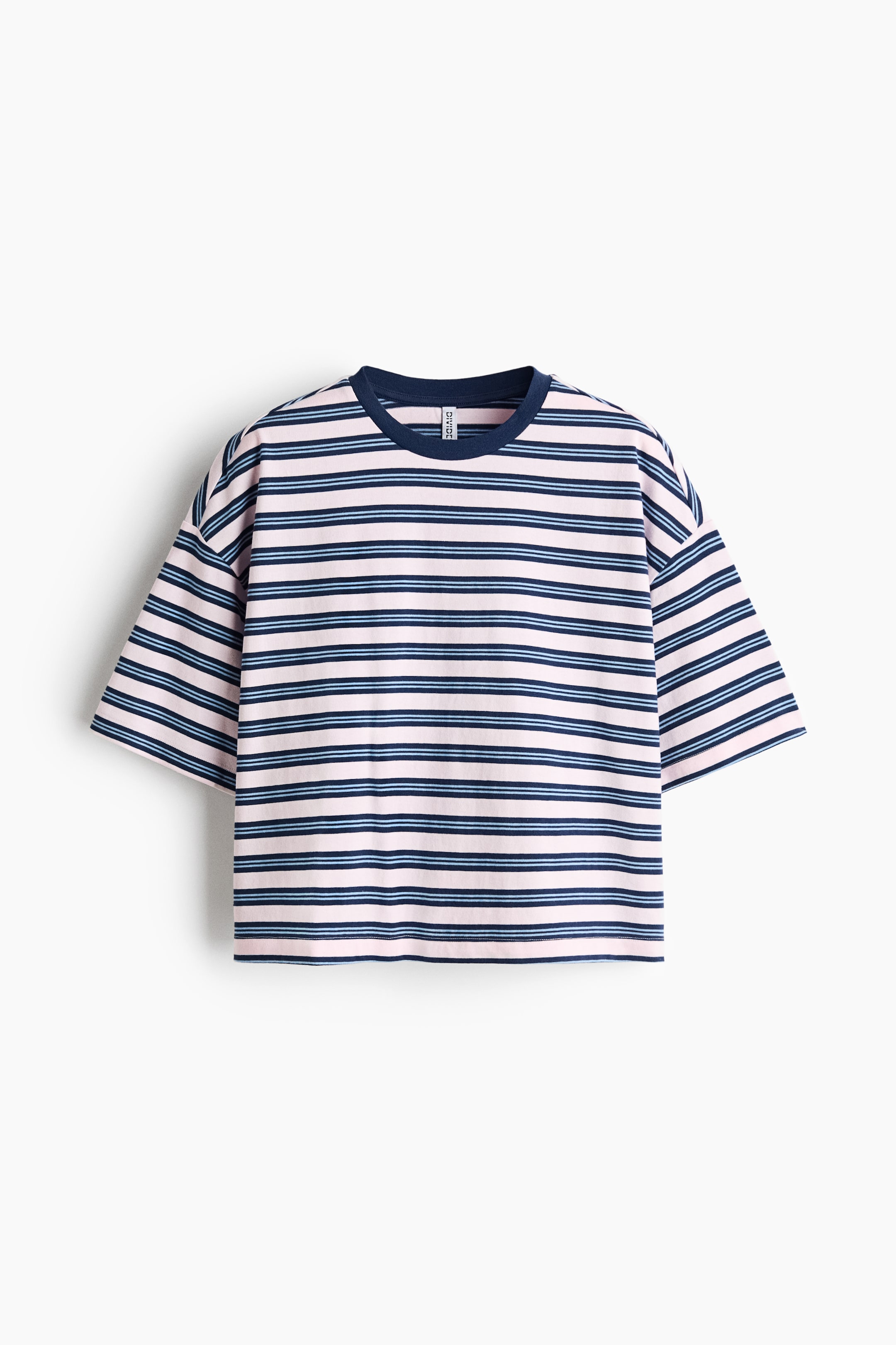 View larger image: Oversized T-shirt - Pale pink/Striped - Ladies | H&M 1