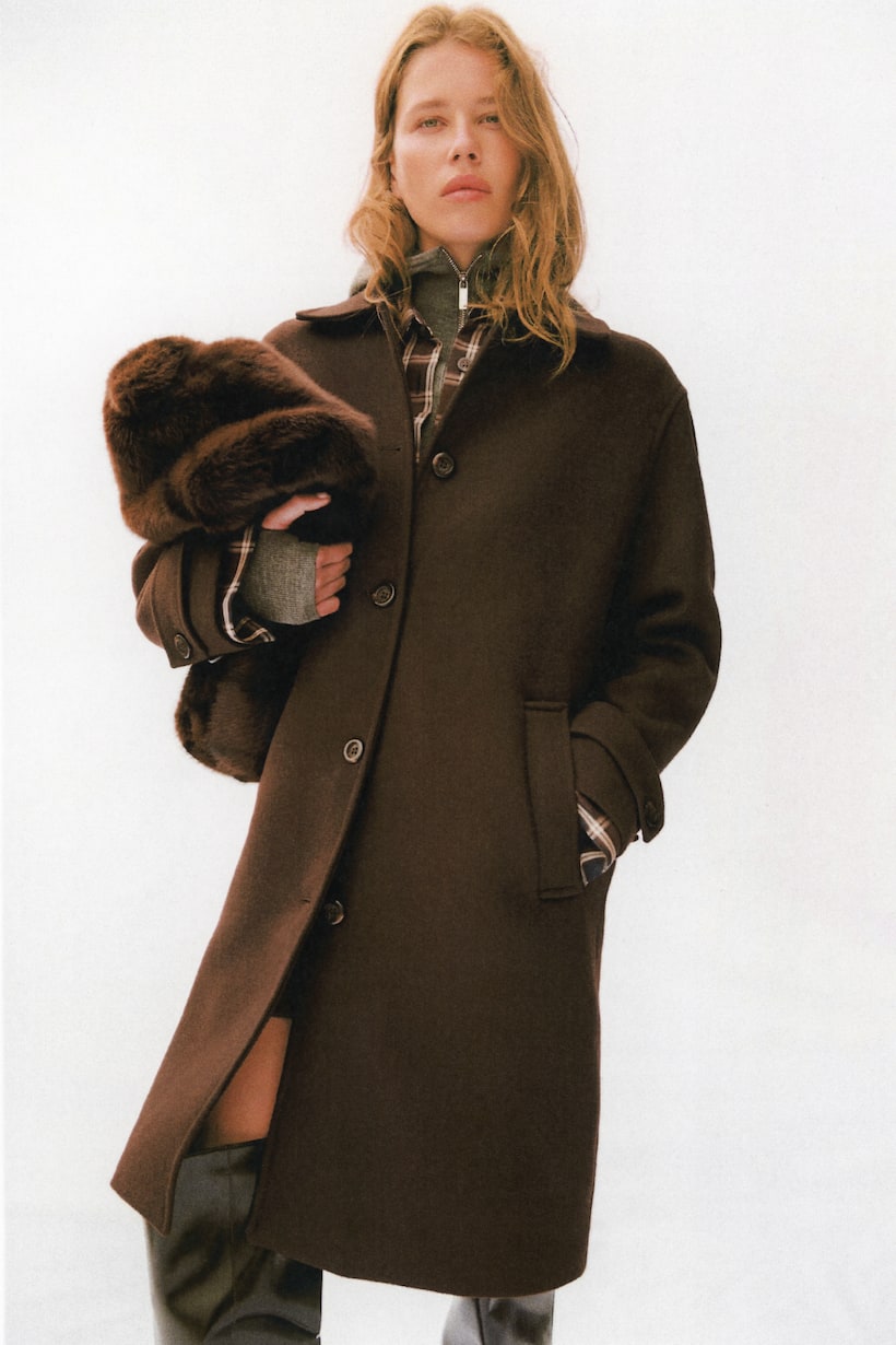 Vestes et Manteaux Marron Femme Court, Denim, Laine H&M FR