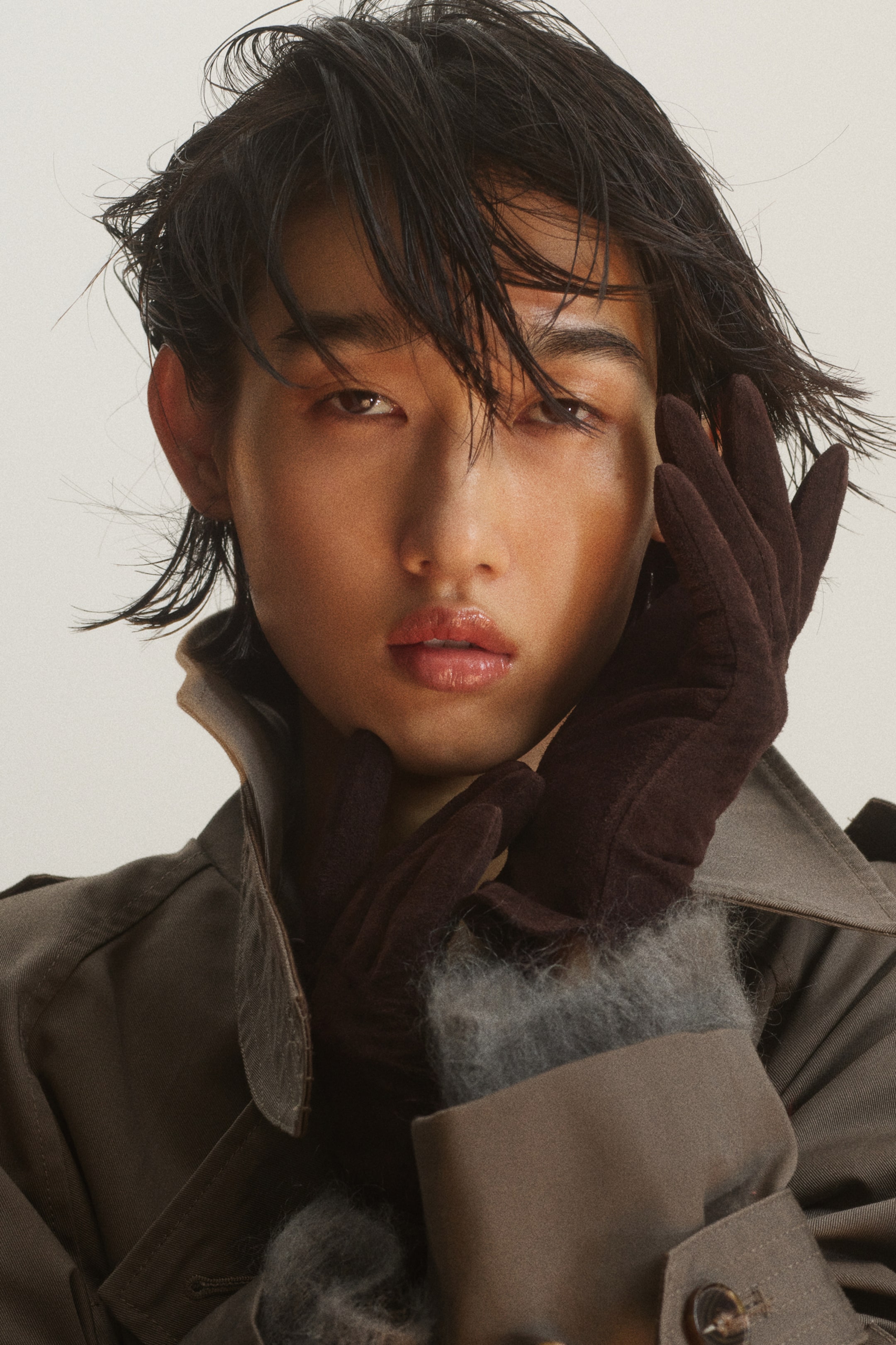 View larger image: Leather Gloves - Dark brown - Ladies | H&M CA 1