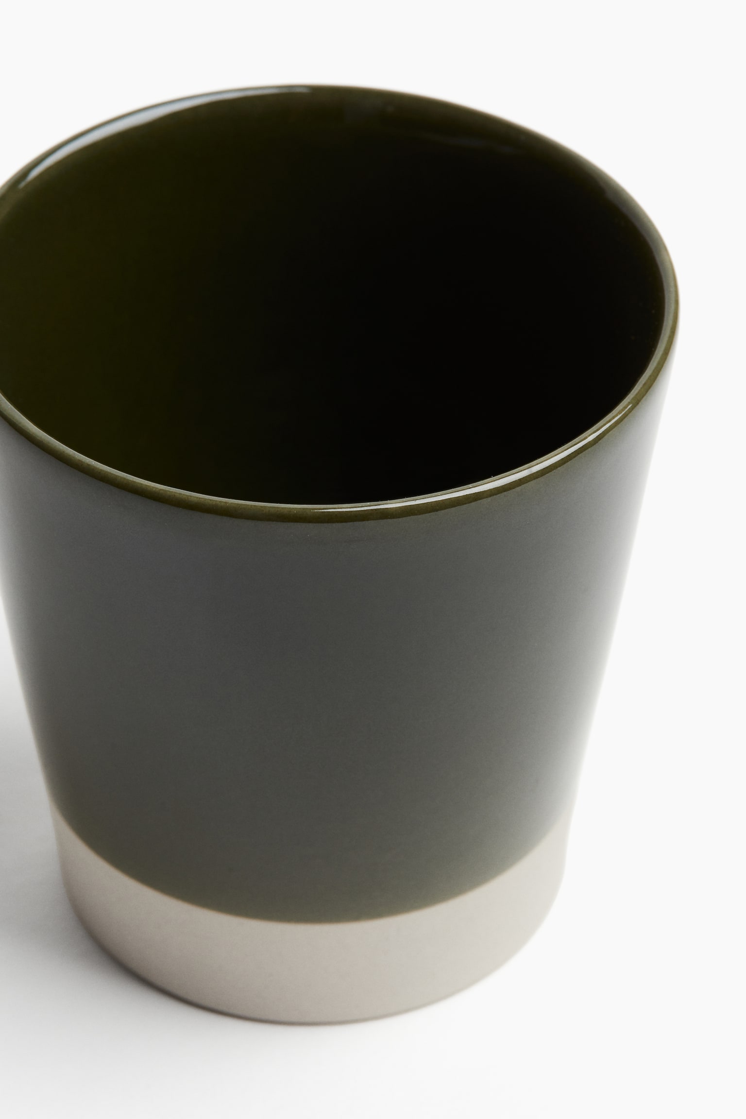 Tasse en grès cérame - Vert foncé/Gris clair/Beige foncé/Noir/Rouge/Rose ancien clair/Bleu - 4