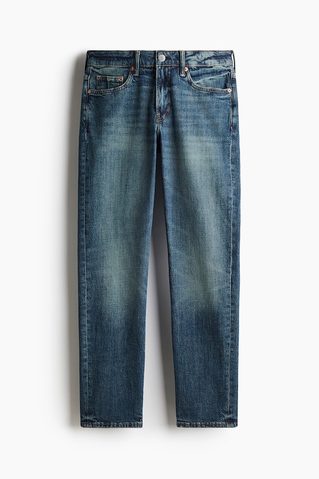 Straight Regular Jeans - Denim blue/Black/Denim blue/Grey/Denim blue/Denim blue - 1