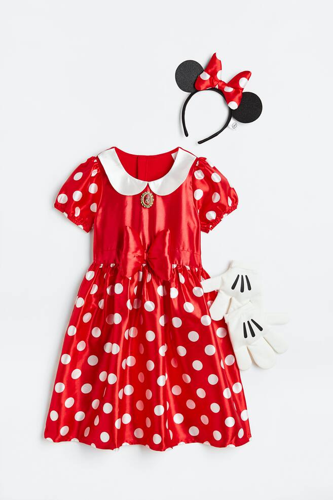 3-delt udklædningssæt - Rød/Minnie Mouse - 1