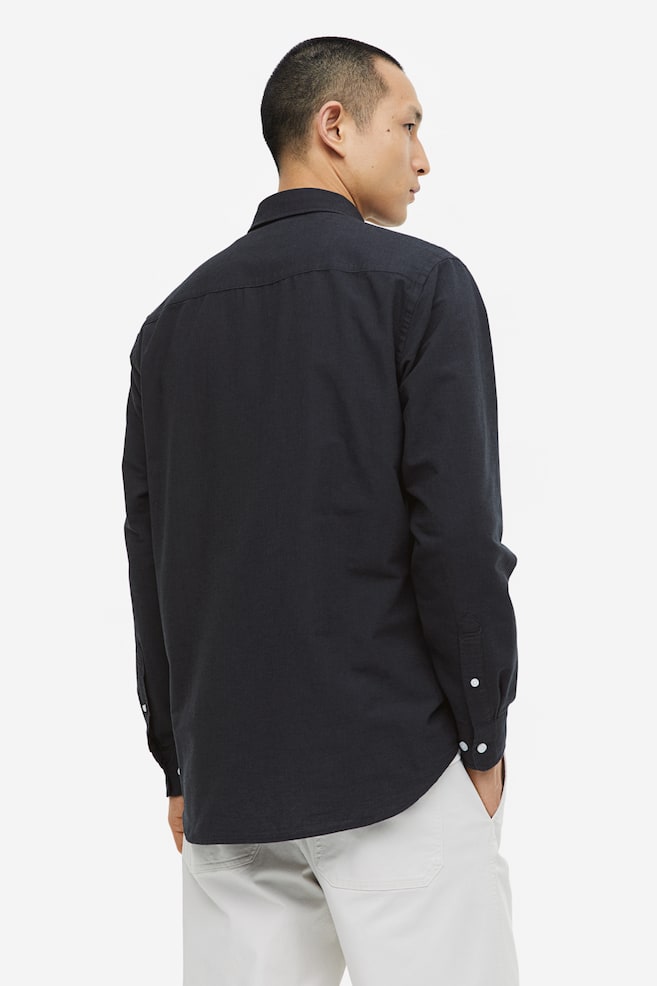 Oxfordskjorta Regular Fit - Antracitgrå/Vit/Ljusblå/Beige/dc/dc/dc - 7