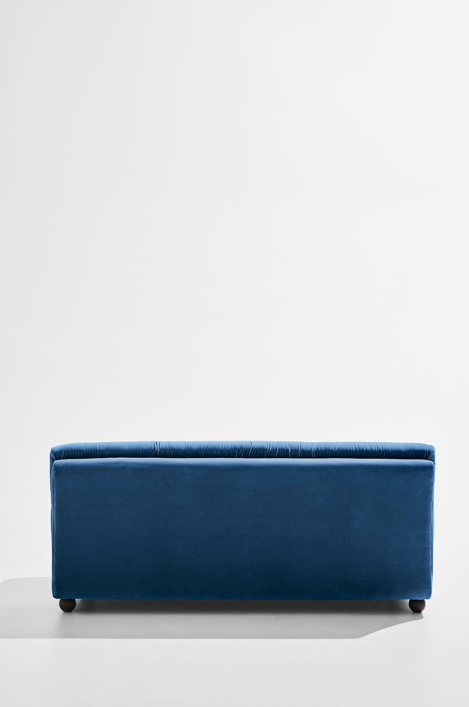 Elmo Zweisitzer-sofa - Blau Samt/Grüner Samt - 5