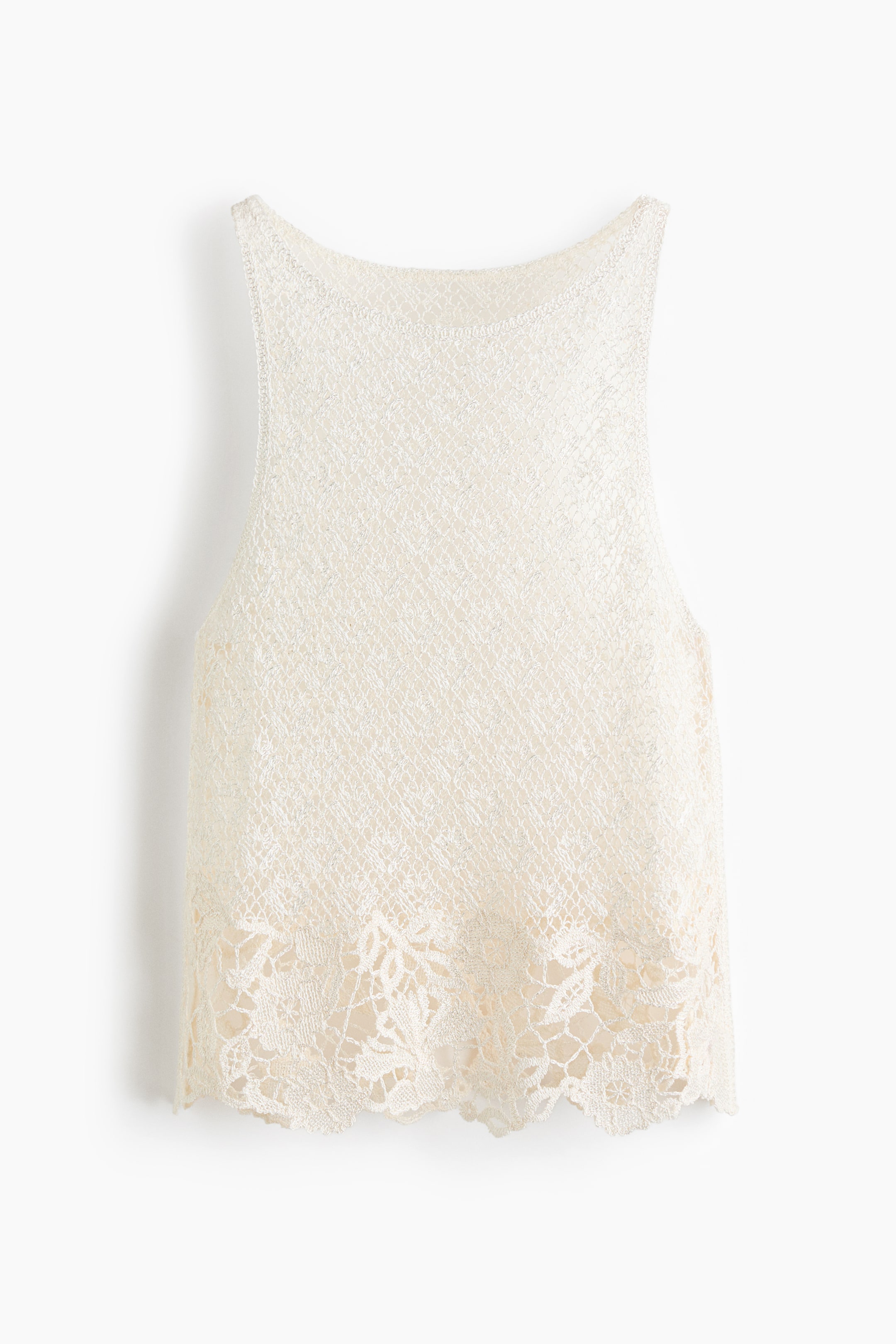 Crochet-Look Beach Top