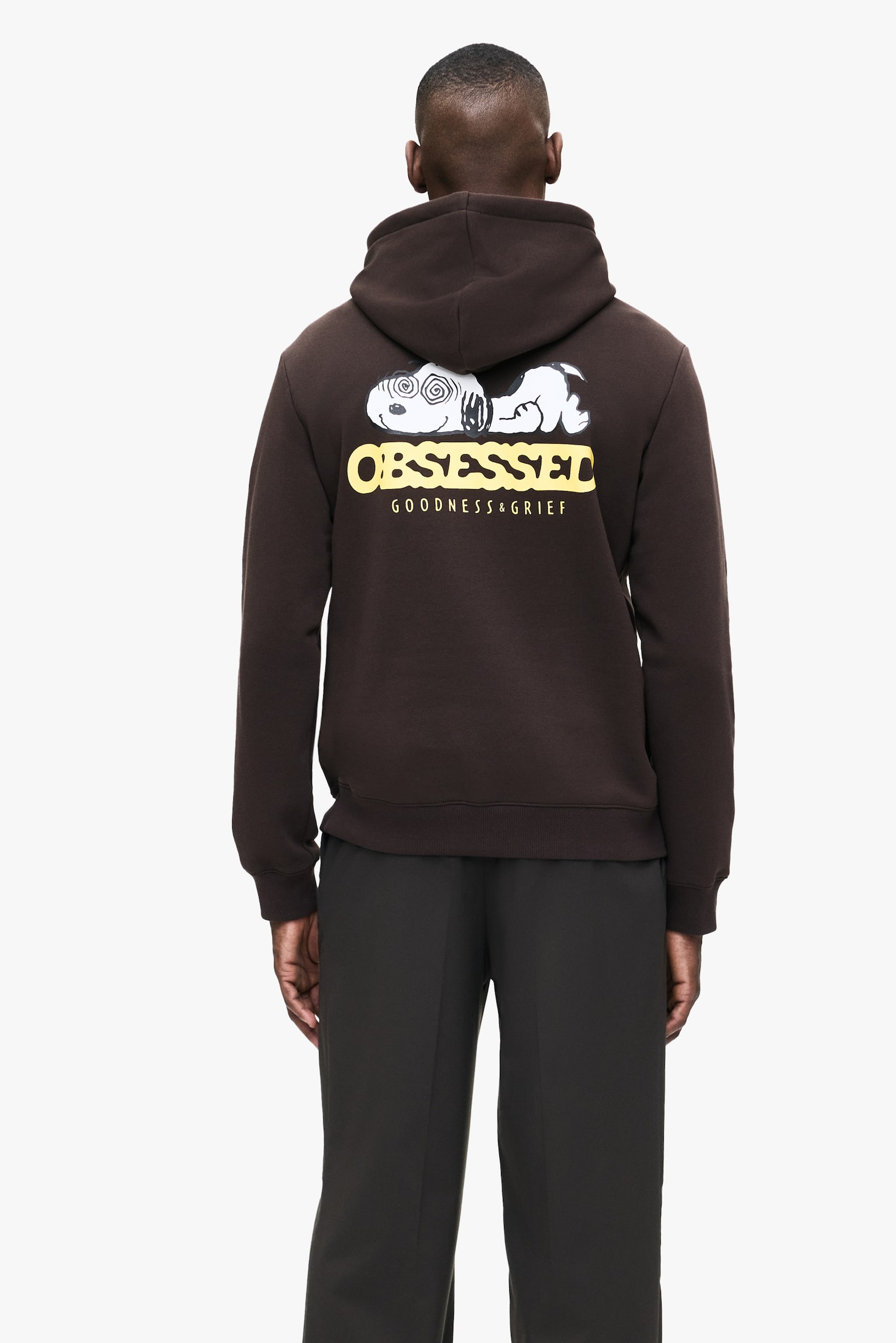 Regular Fit Hoodie - Brown/Snoopy/Green/Snoopy/Black/Snoopy/White/Snoopy - 7