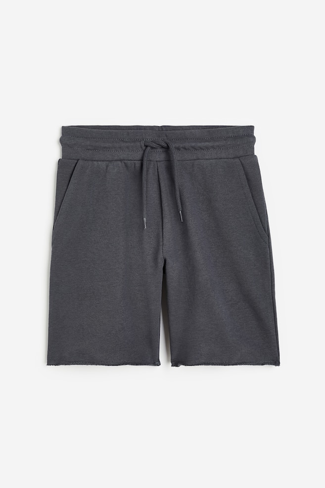 Sweatshirt shorts - Dark grey - 1