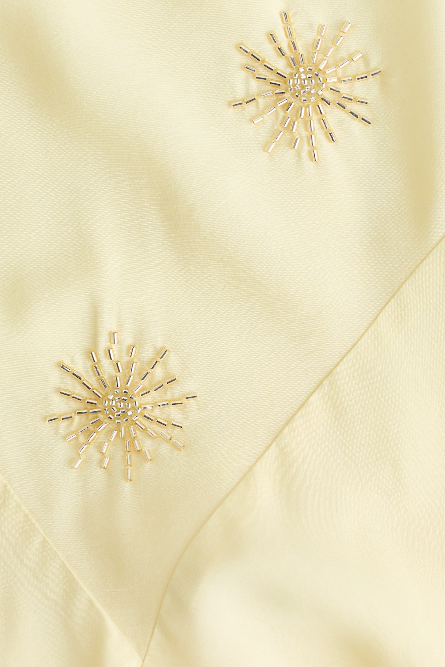 Женское платье H&M Embellished Slip, цвет: Светлый жёлтый — фото 5