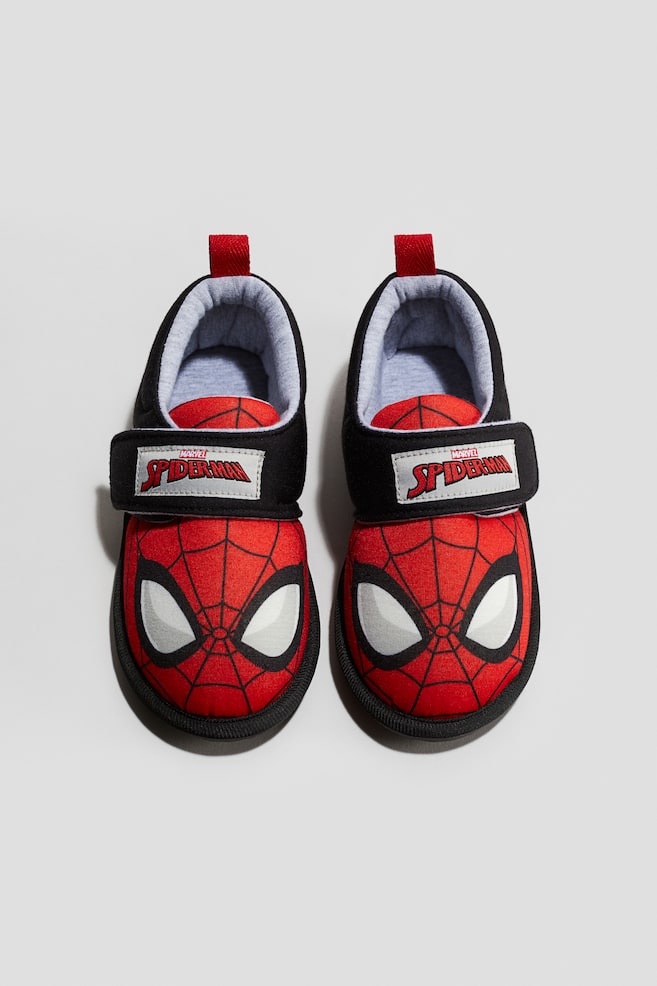 Printed cotton slippers - Red/Spider-Man/Navy blue/Bluey/Navy blue/Marvel Comics - 1
