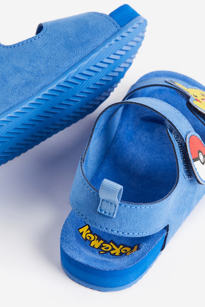 Motif-detail sandals - Blue/Pokémon/Red/Spider-Man - 3