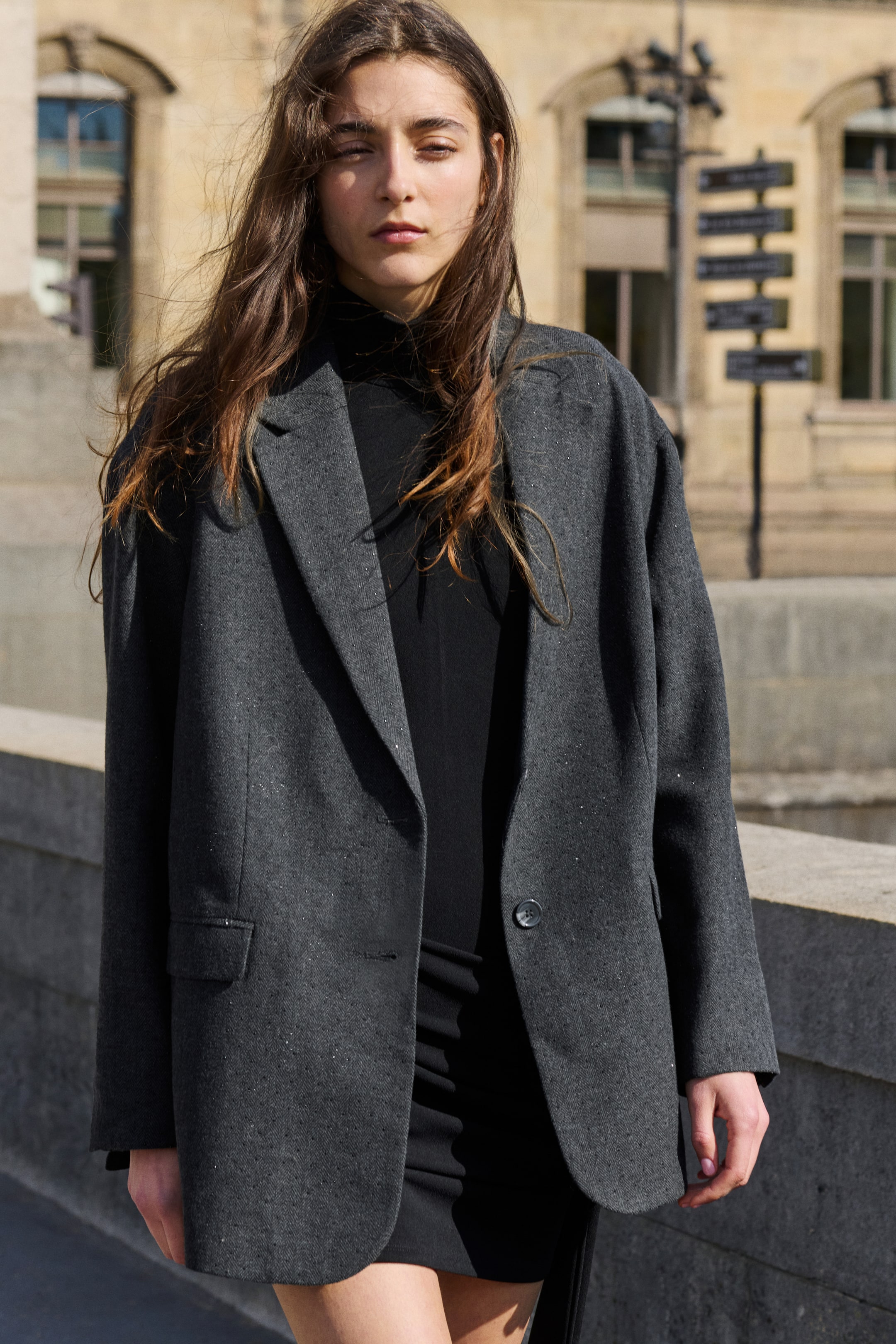 Преглед на по-голямо изображение: Сако с декорации - Тъмносив - ЖЕНИ | H&M BG 2