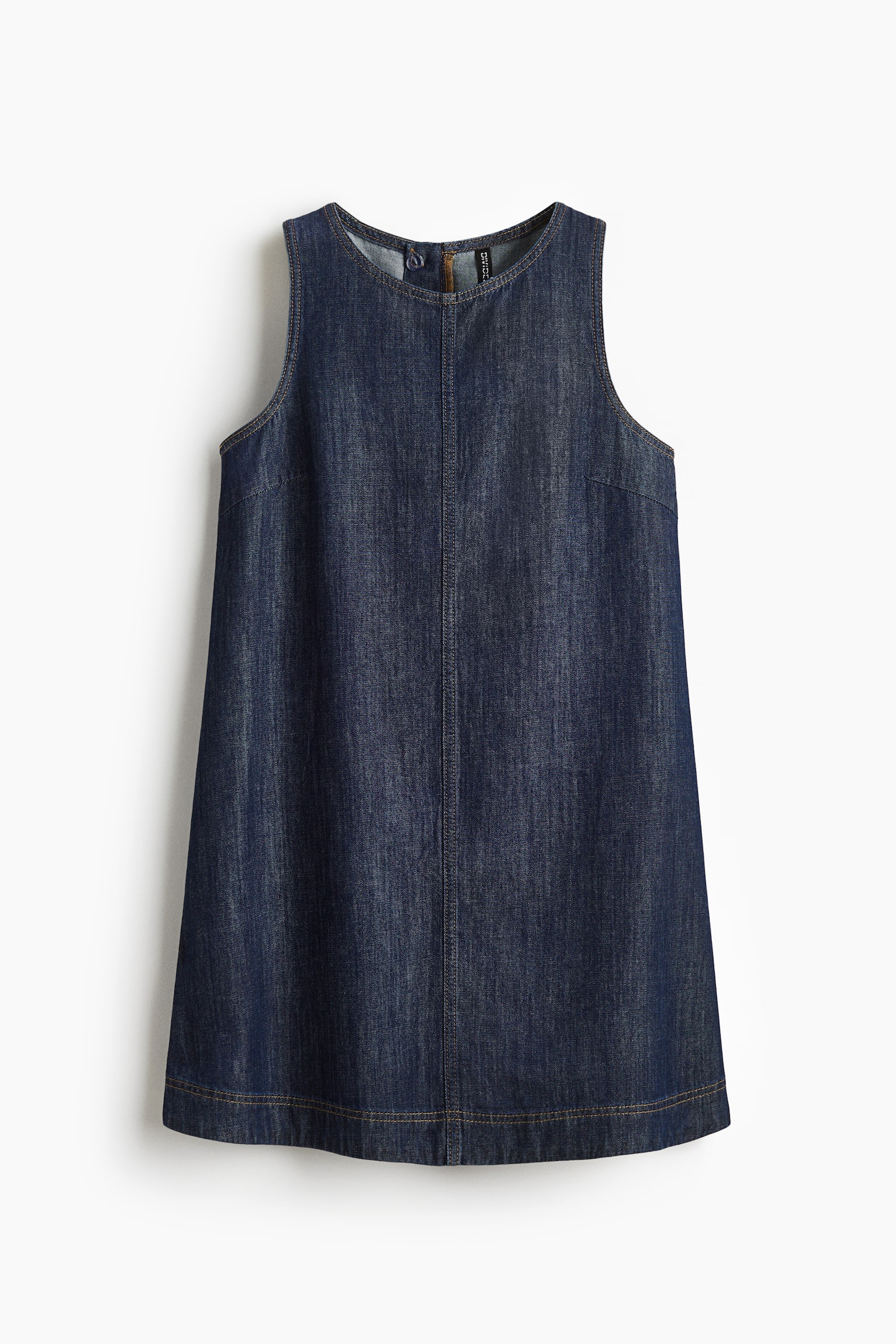 슬리브리스 시프트 드레스 - 다크 데님 블루 - 2