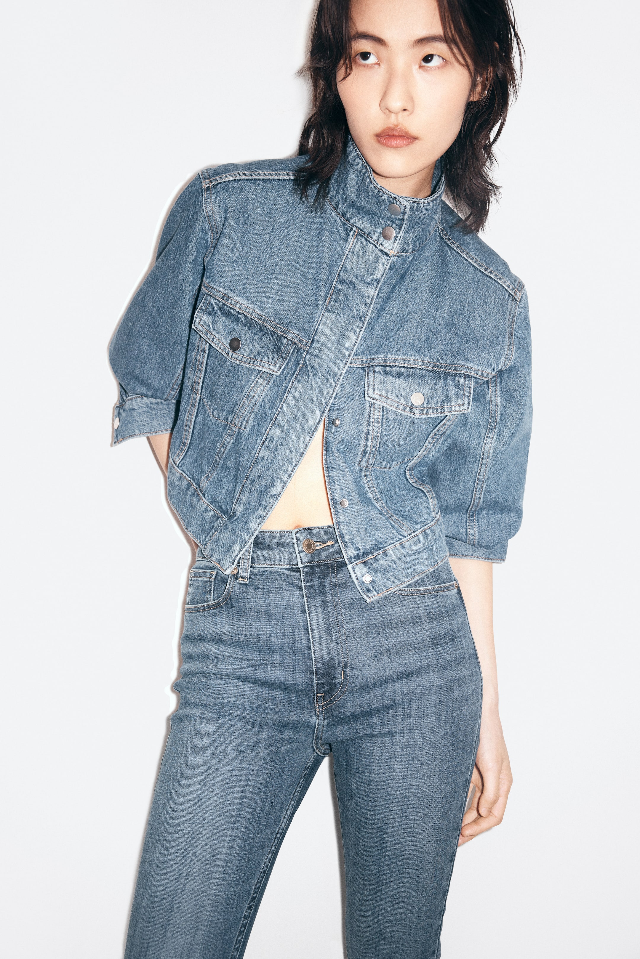 Zobrazit větší obrázek: Skinny High Waist Jeans - Denim blue - ŽENY | H&M CZ 1