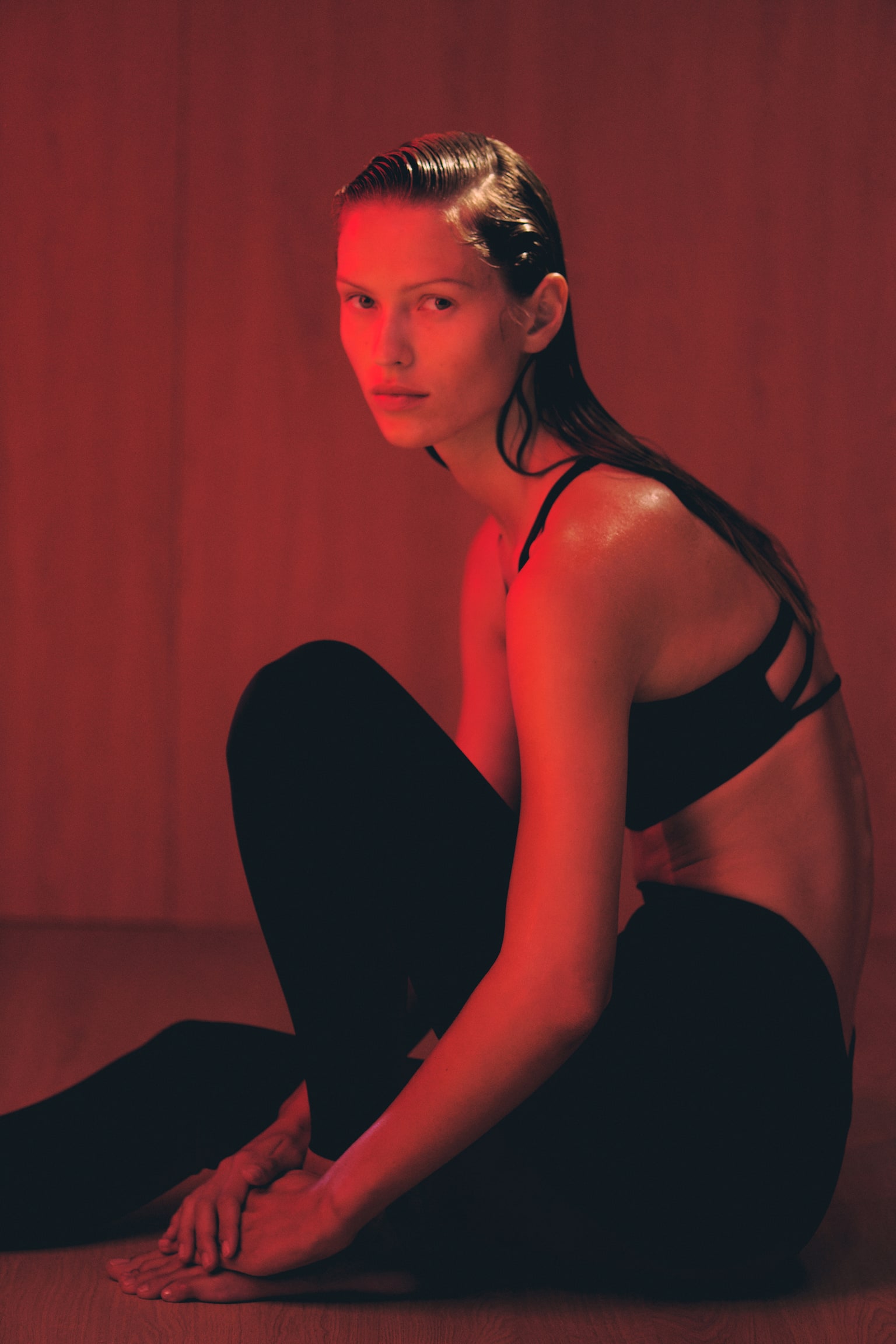 Женские леггинсы H&M SculptMove™ Leggings, цвет: Чёрный — фото 7