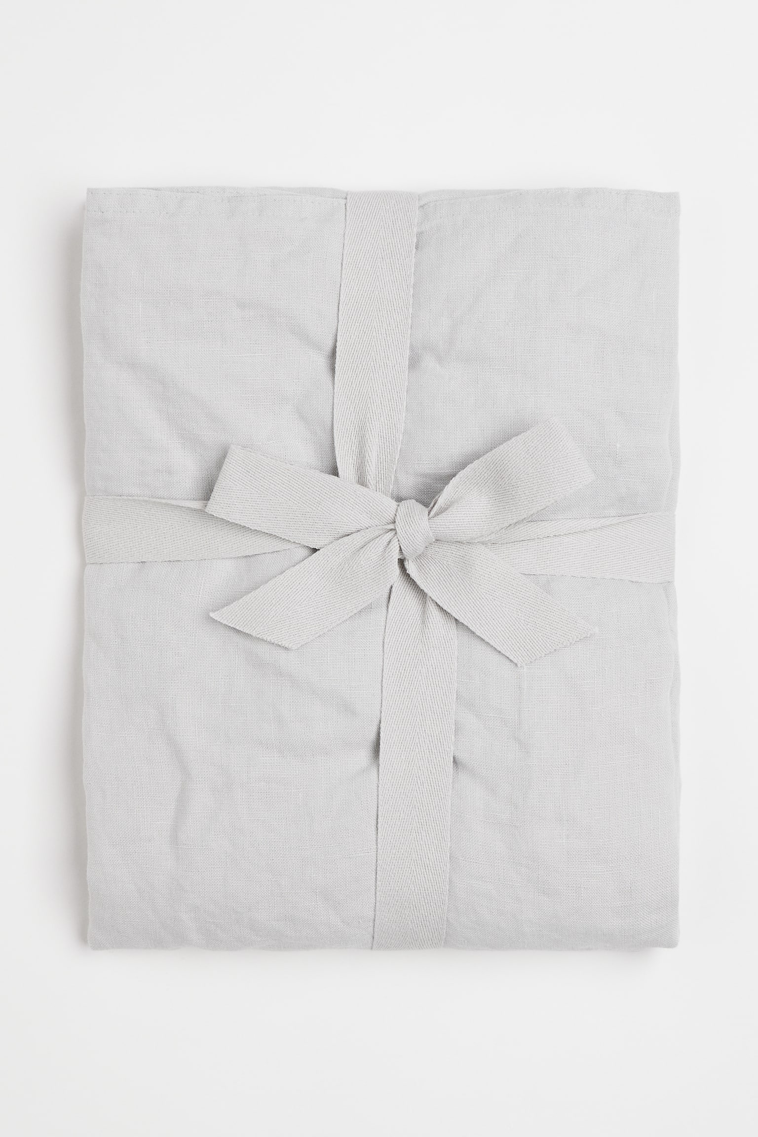 Washed linen pillowcase - Light grey/Beige/White - 2