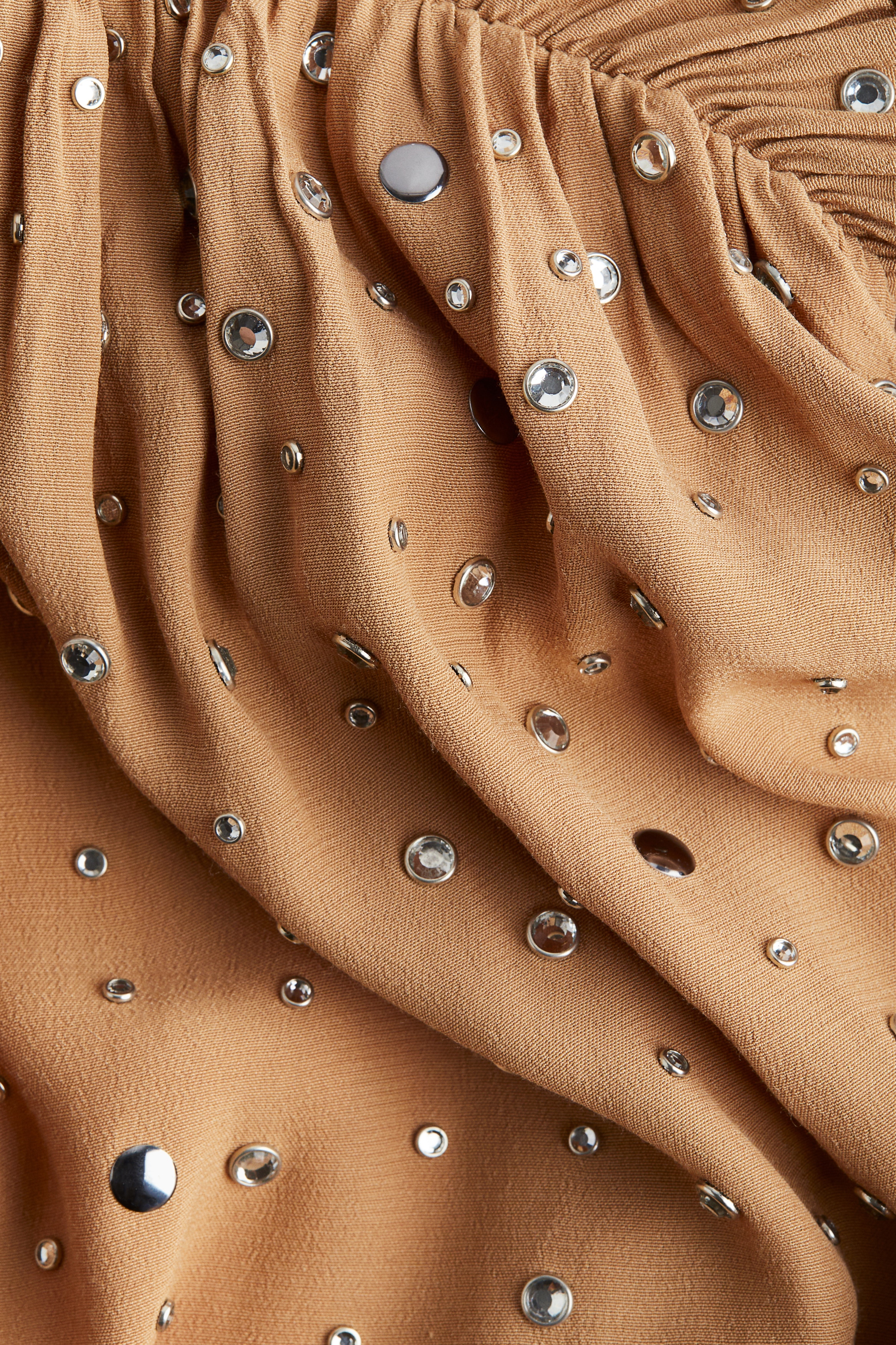 Rhinestone-embellished top