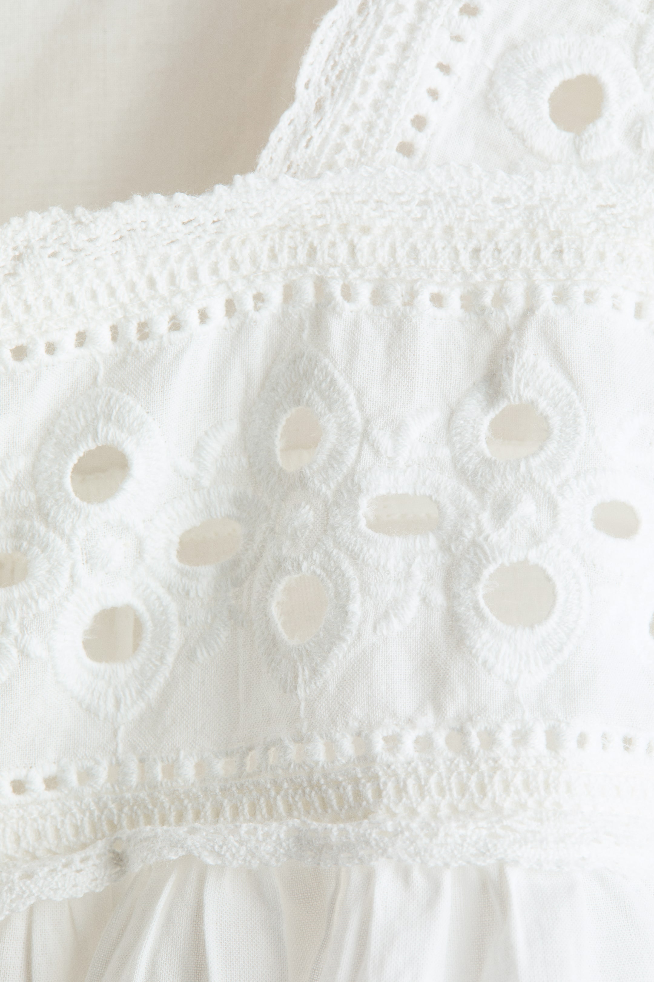 Детские блузки H&M Puff-Sleeved Cotton Blouse — фото 5