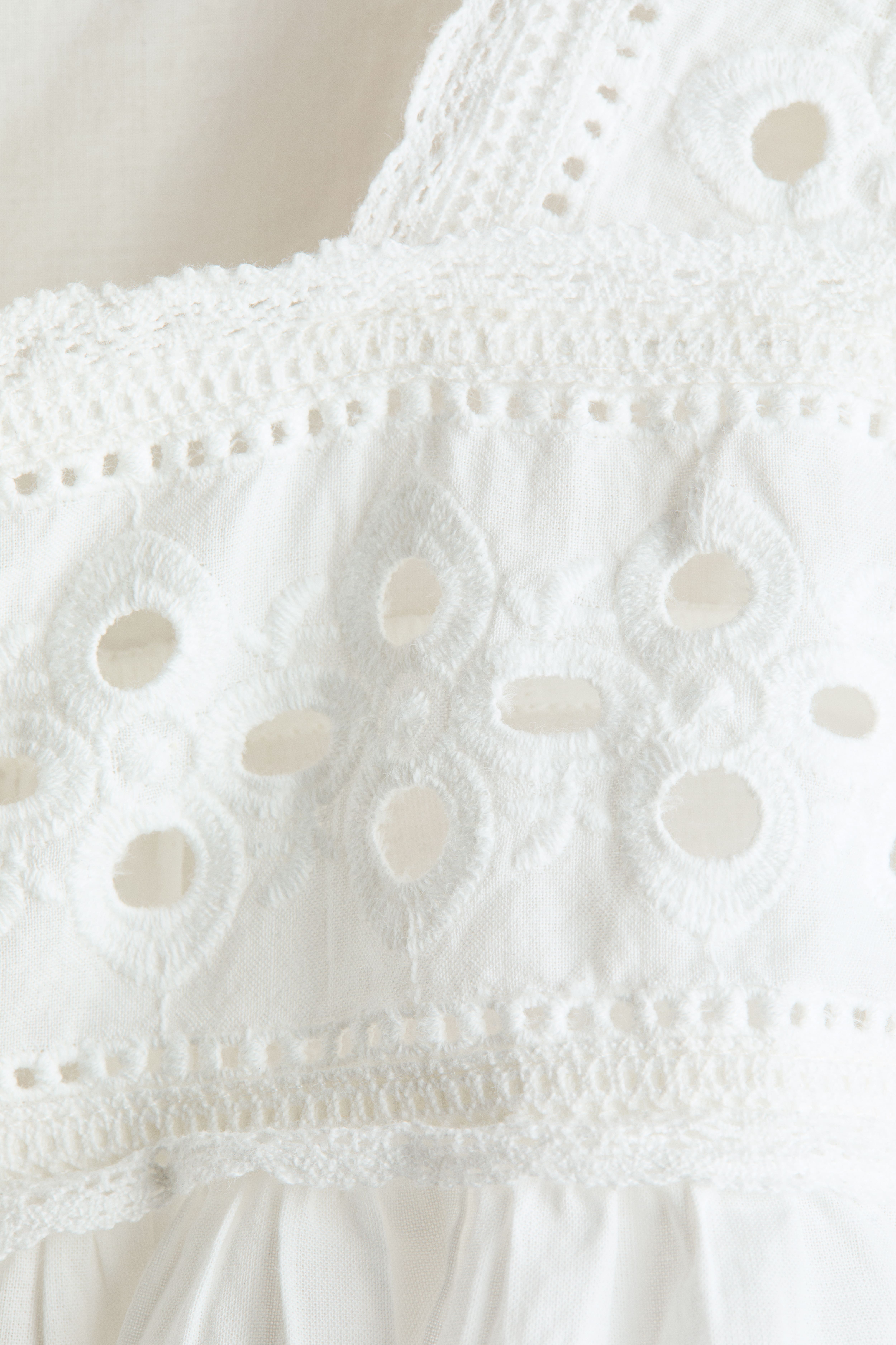 Puff-Sleeved Cotton Blouse