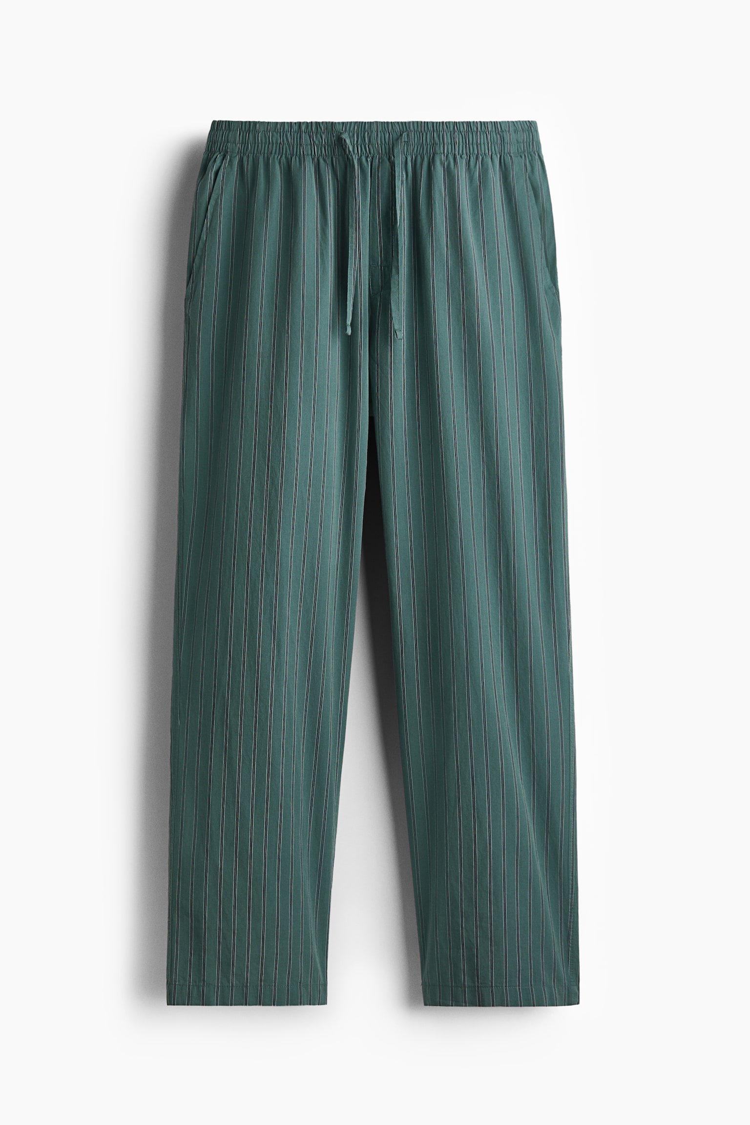 Poplin Pantolon Relaxed Fit - Tozlu turkuaz/Çizgili/Haki/Kareli/Koyu mavi/Kareli - 1
