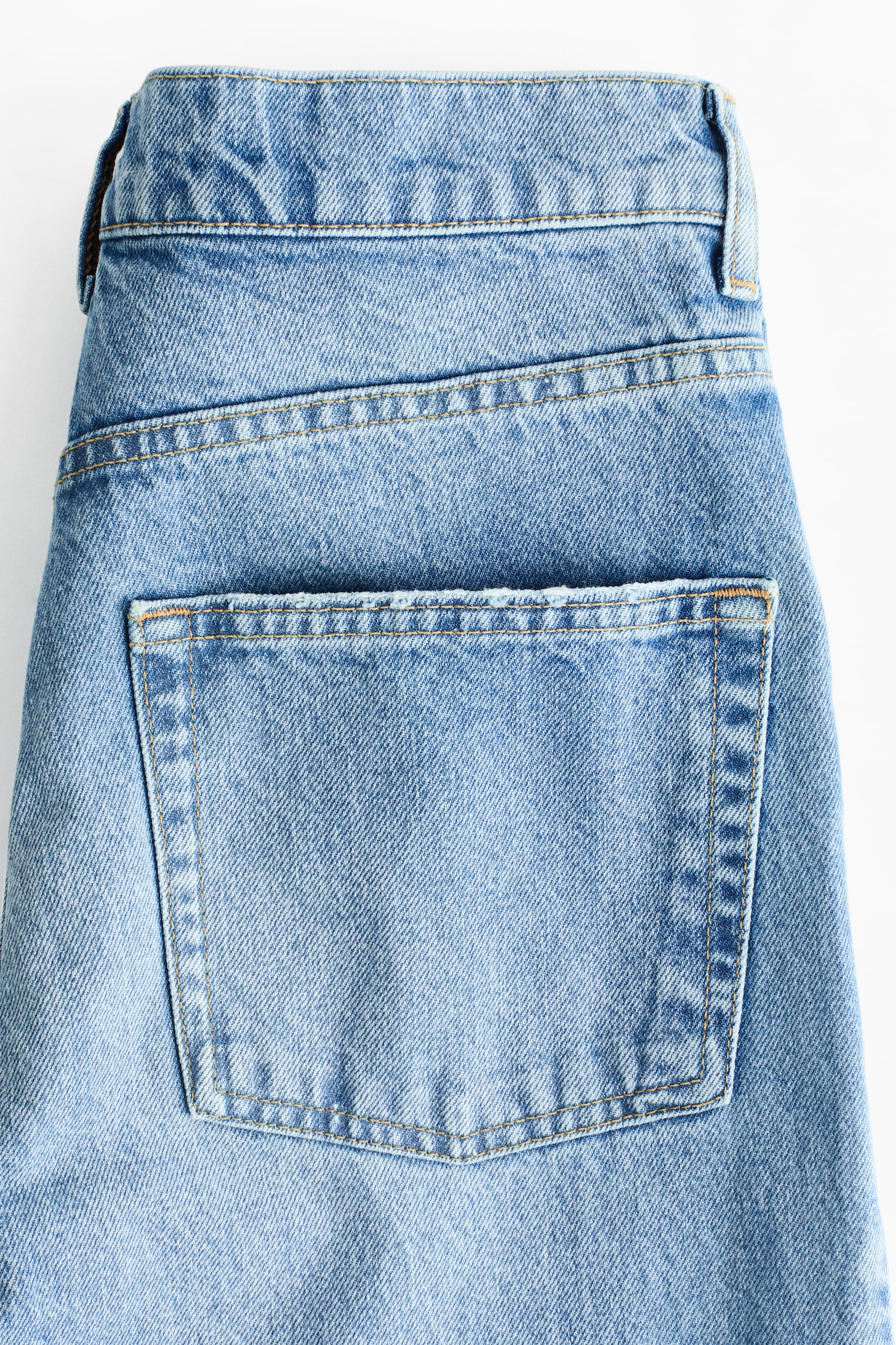 Barrel High Waist Ankle Jeans-Denim blue - 2