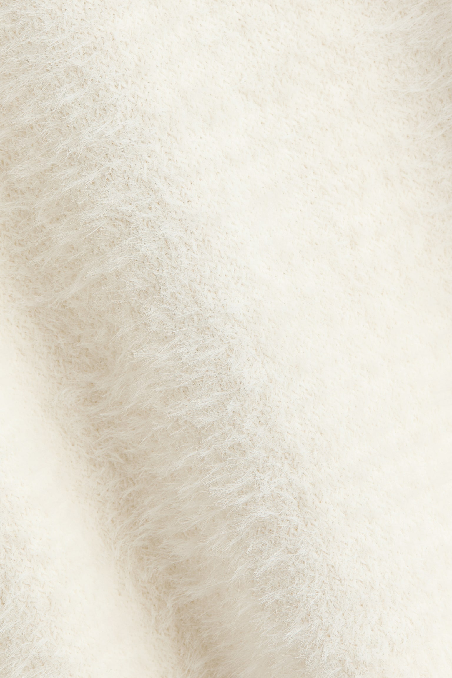Детский свитер H&M Fluffy-Knit, цвет: Кремовый — фото 2