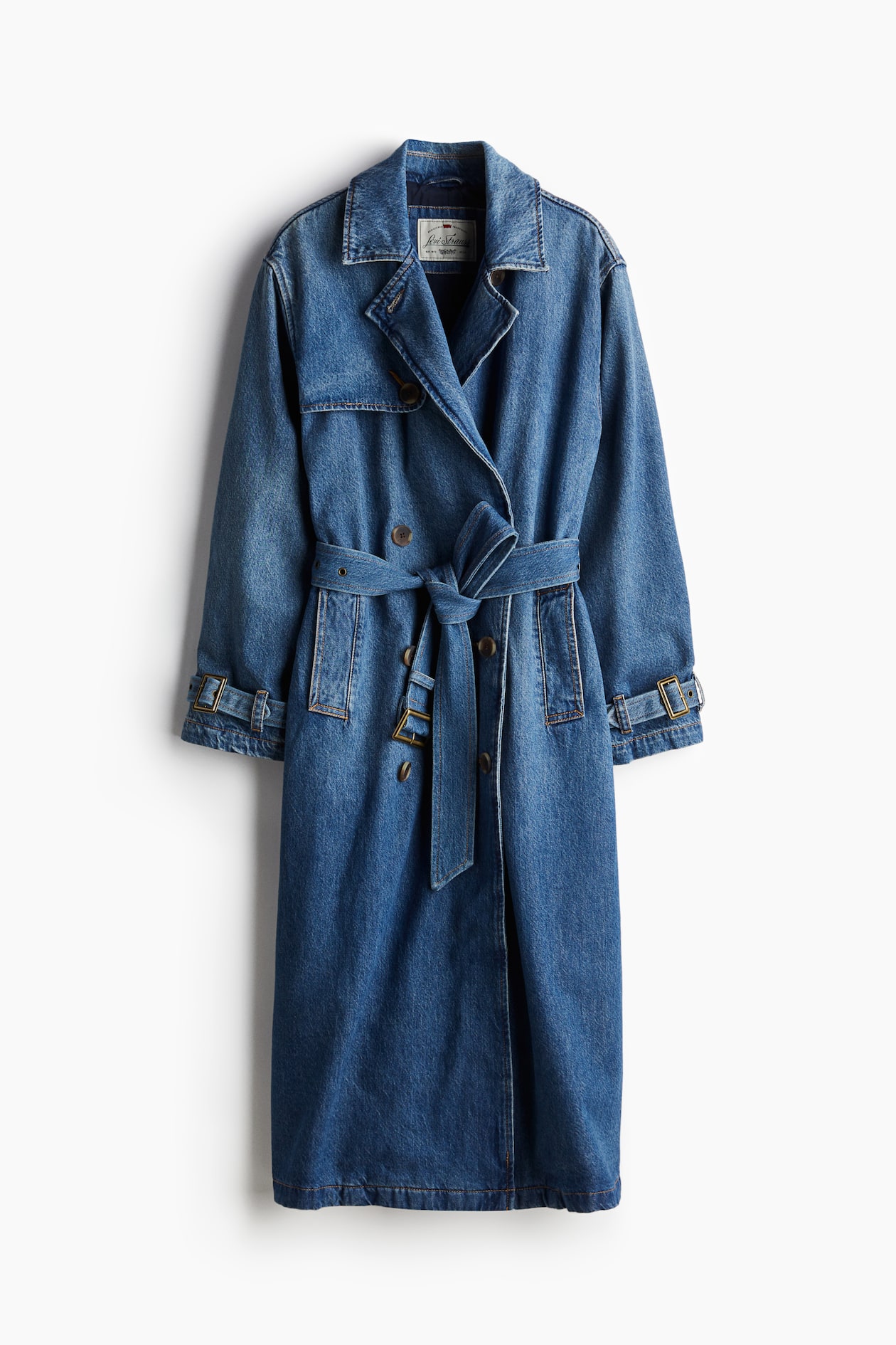 Levi's® SPADE TRENCH - Trench - let's get lost again/denim bleu foncé