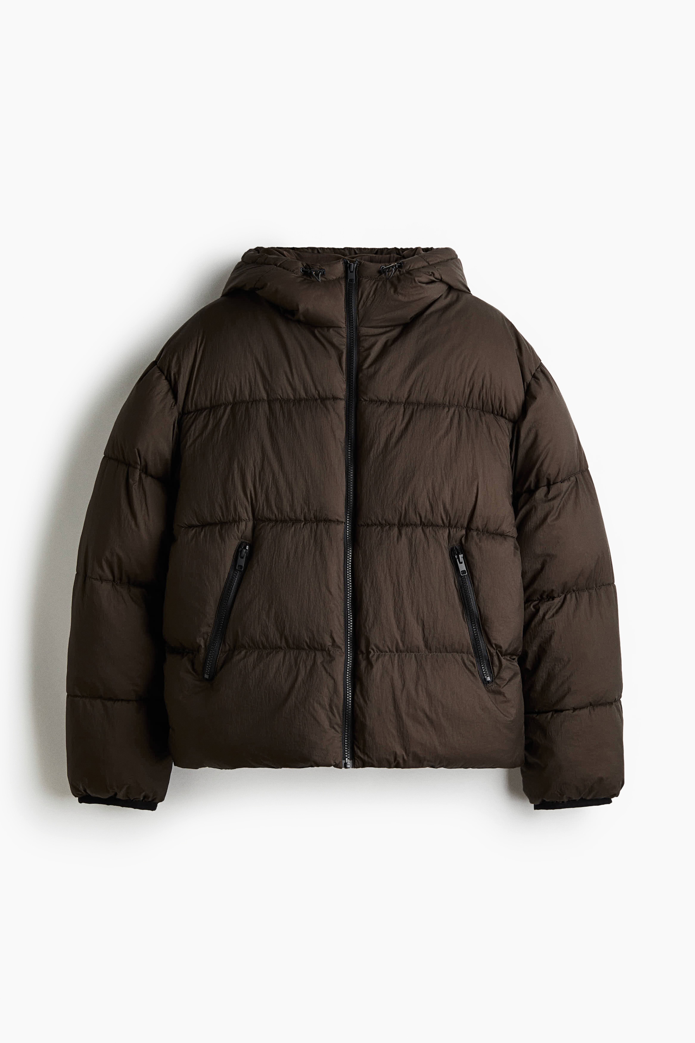 H & M - Pufferjacke in Loose Fit - Grün - Herren