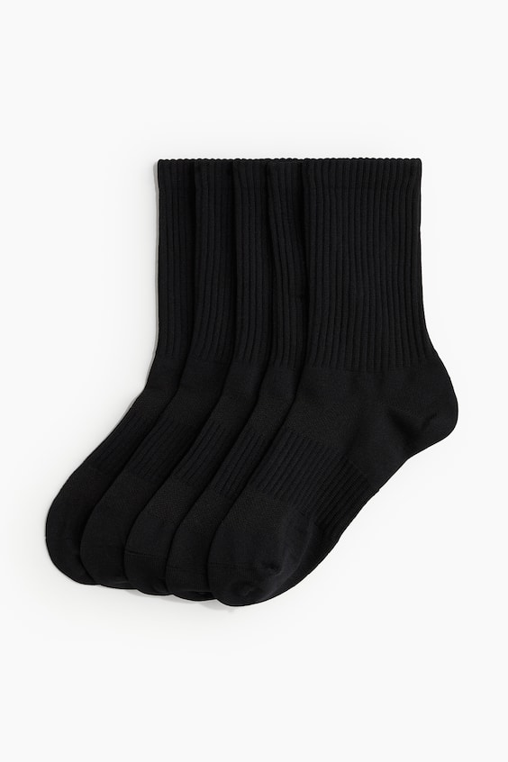 Женские спортивные носки H&M DryMove, 5 пар