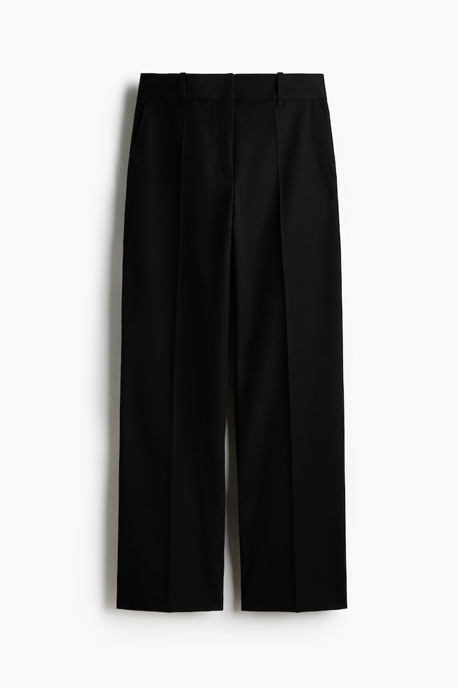 Tailored twill trousers - Black/Greige/Dark brown/Dark grey - 1