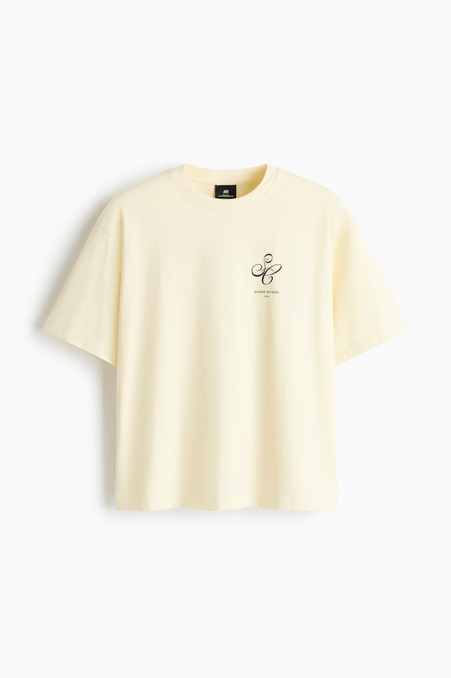 Relaxed-Fit Printed T-Shirt - Pale yellow/Sports Club/Navy blue/Sunset Race/Light blue/1992/Dark blue/St. Ives Hotel/White/Track Unit TRK/White/St. Ives Hôtel/Gray melange/Sport Gear 86/Cream/Sports Soc./Red/East Isles Club - 1