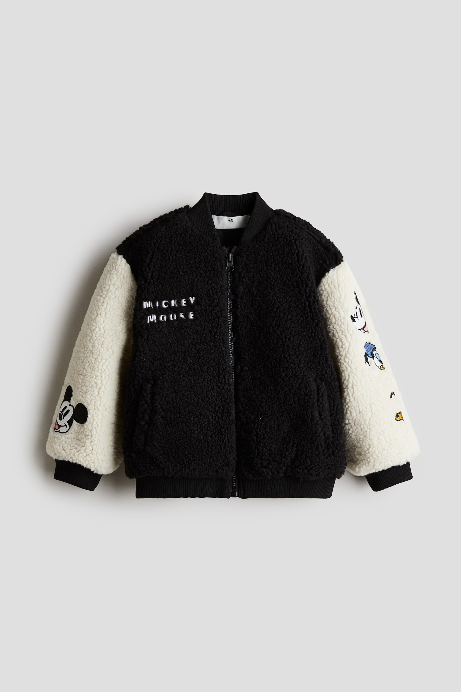 Teddy bomber jacket - Black/Mickey Mouse - 1