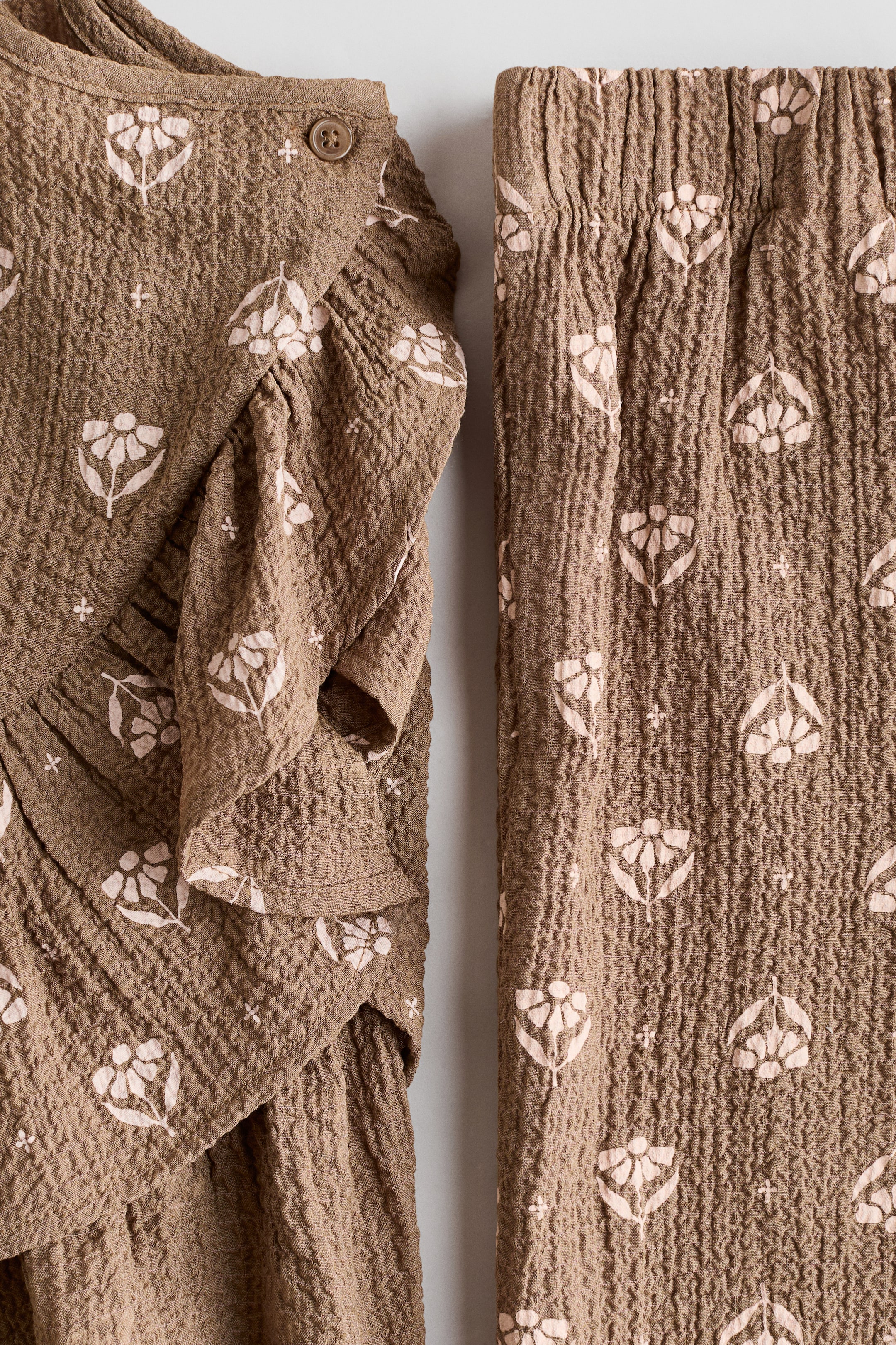Детские топы H&M 2-piece crinkled jersey set — фото 2