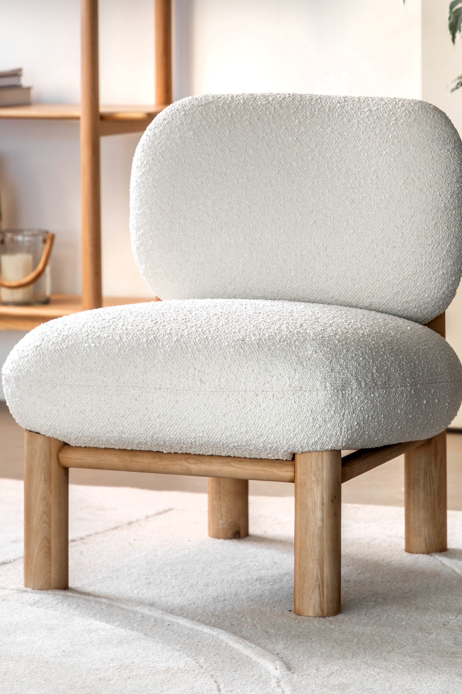 Boucle Armchair - Cream