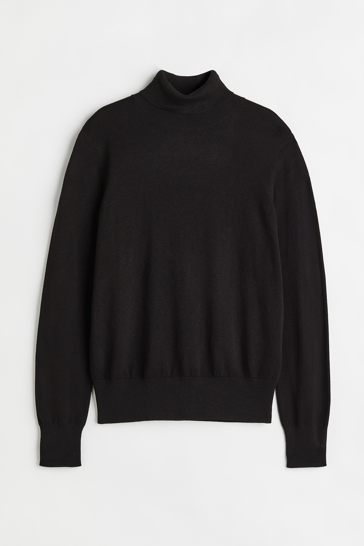 ファインニット タートルネックセーター - ブラック - レディース | H&M JP 