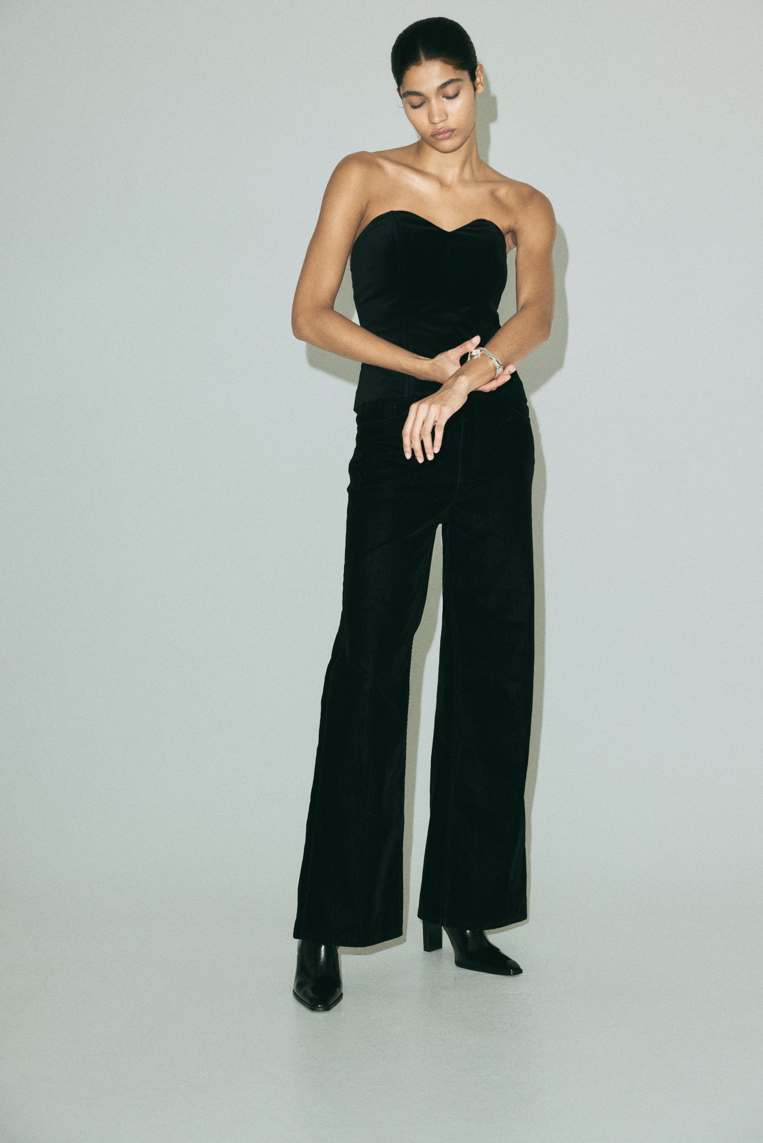 Bustier top - Black - 3