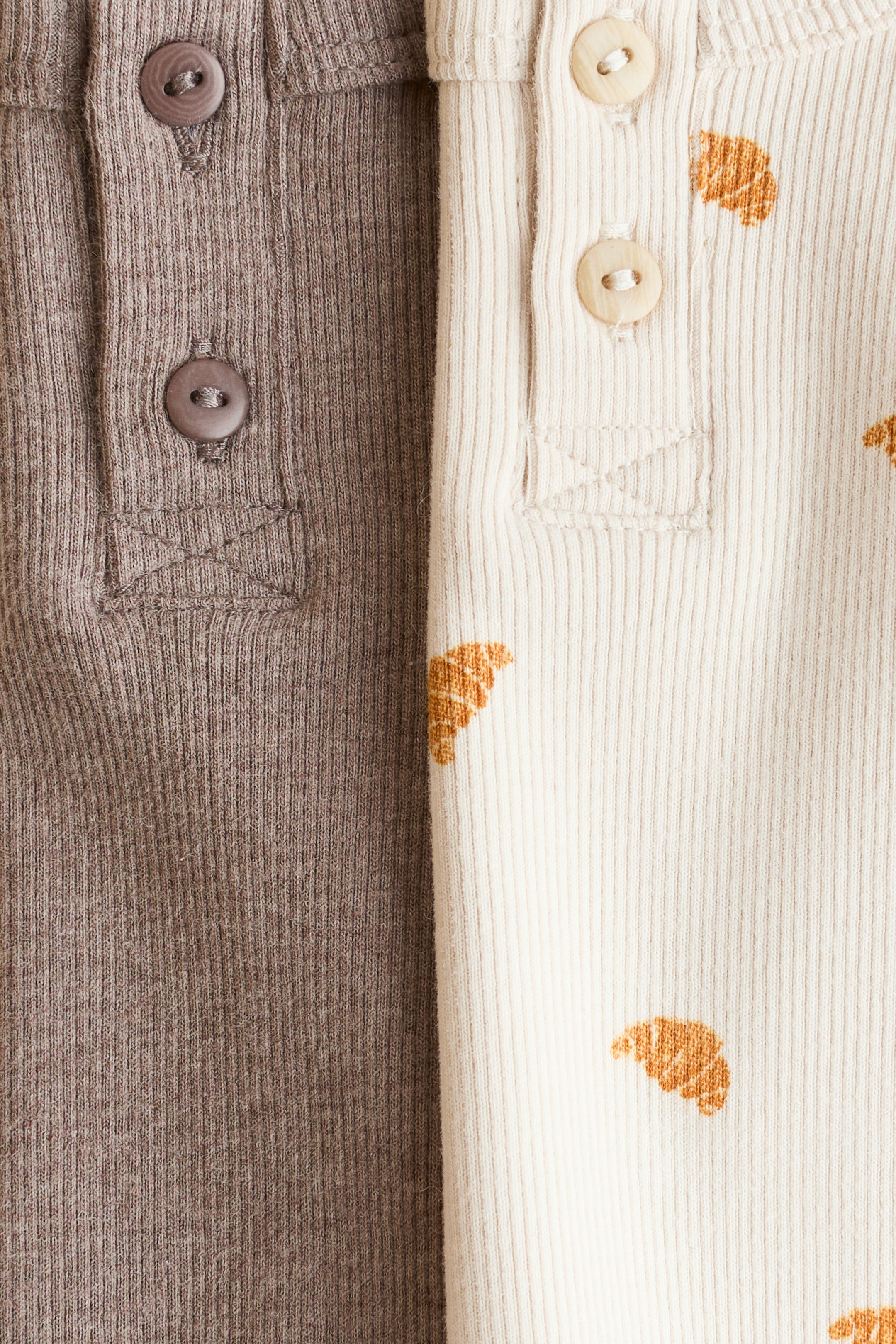 2-pack Henley Bodysuits