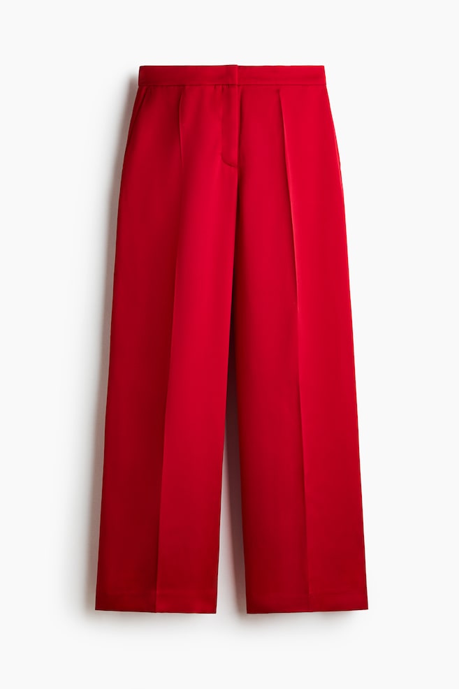 Wide trousers - Red/White - 1