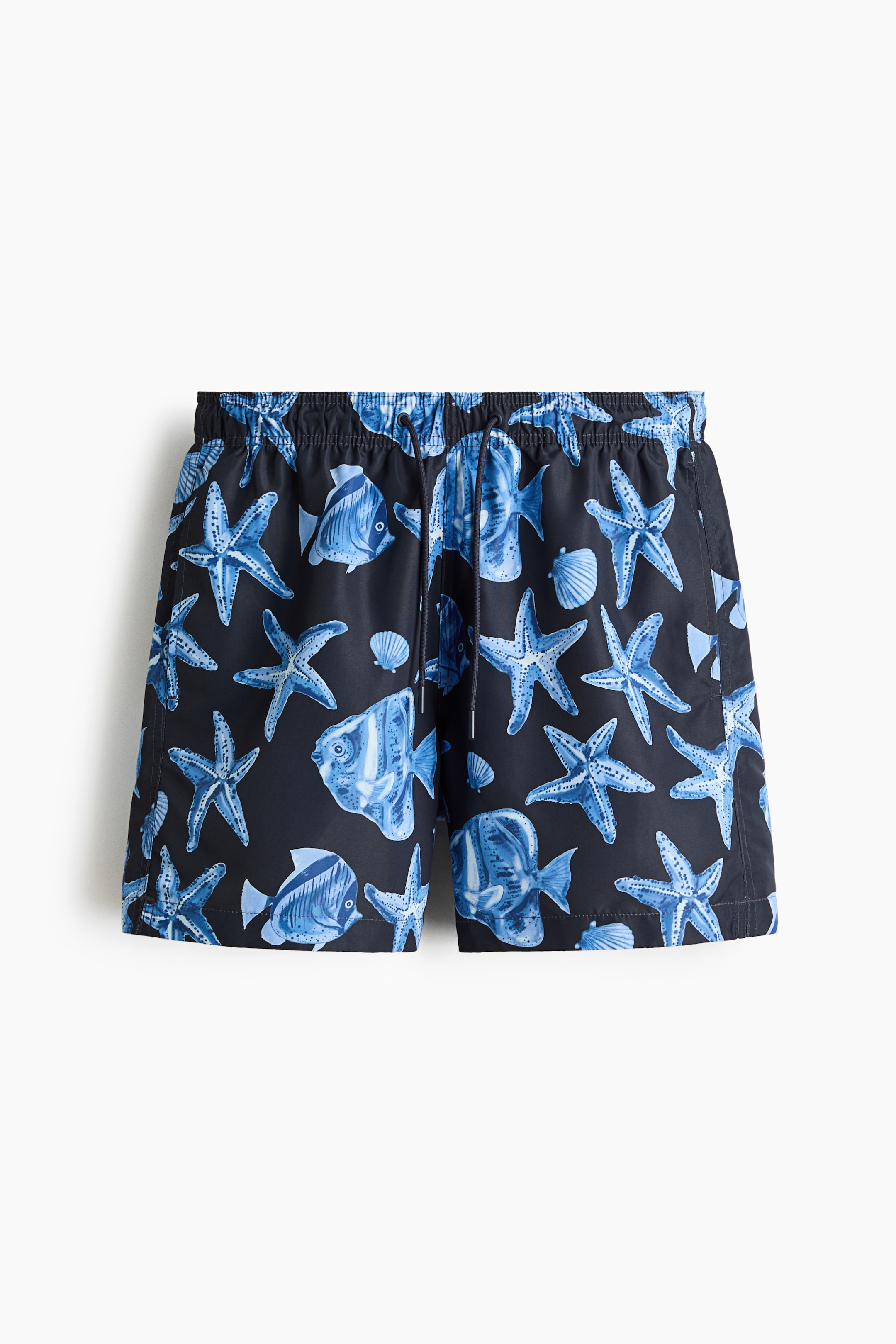 Patterned swim shorts