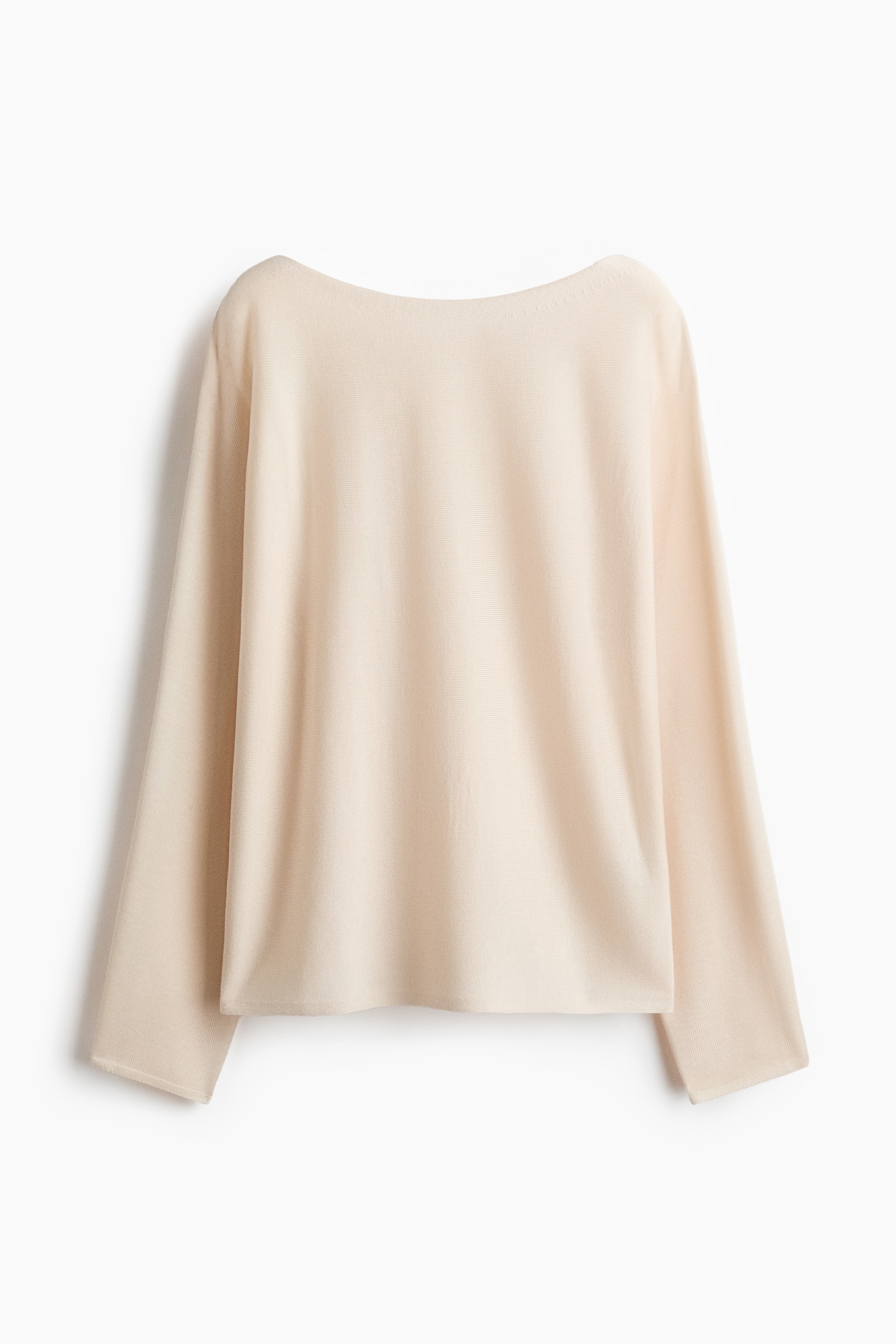 Boat-neck jumper - Light beige/Dark beige/Dark beige - 2