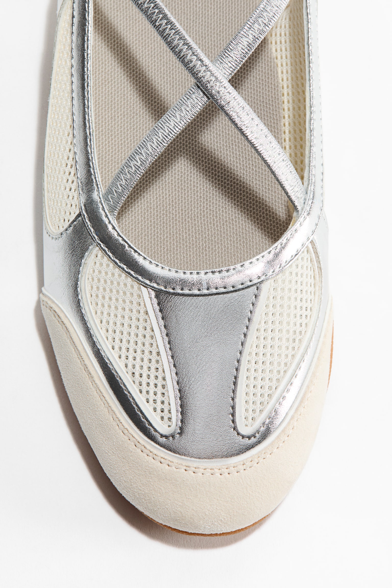 Trainer sandals - Silver-coloured/Cream - 4