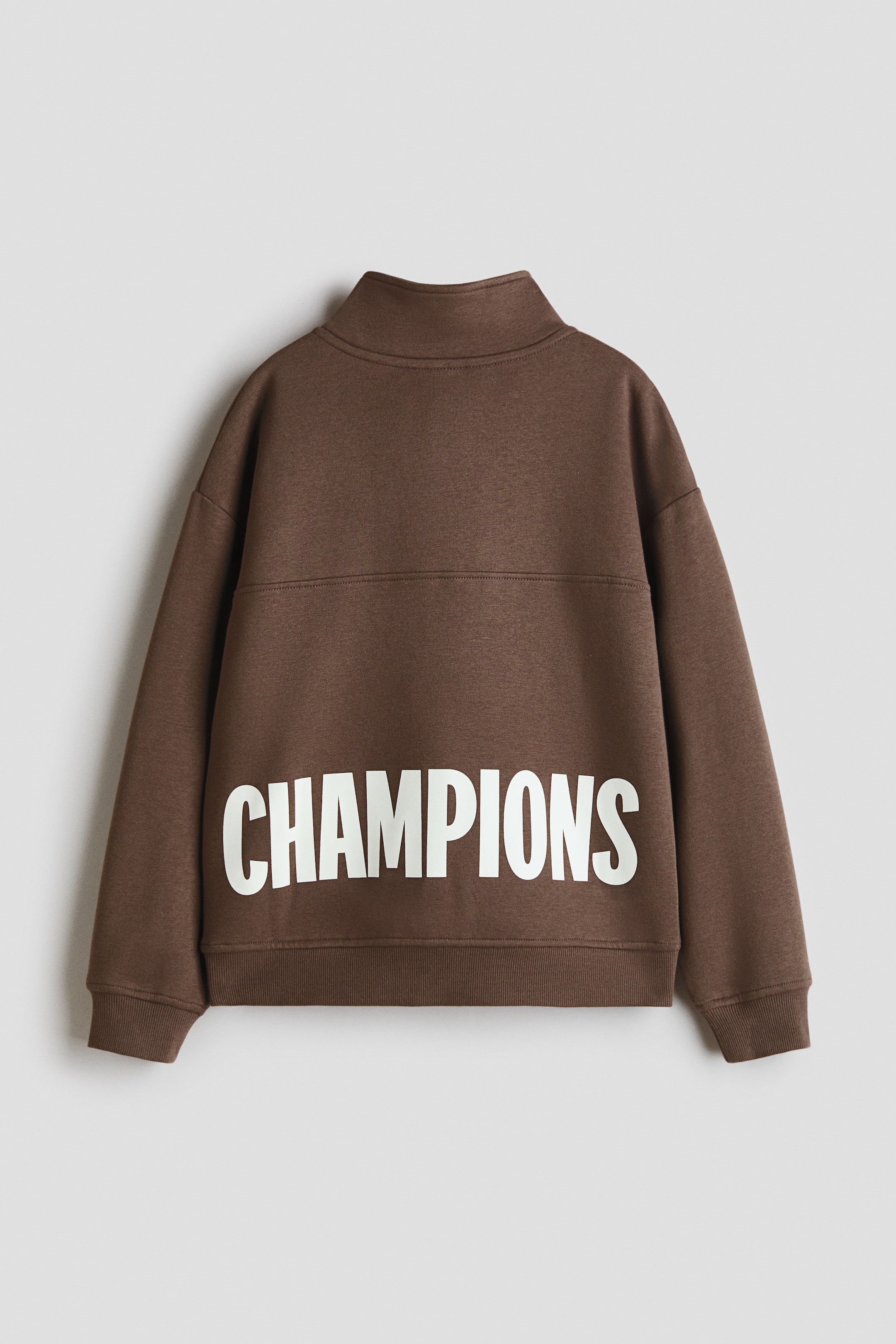 Printed Half-Zip Sweatshirt