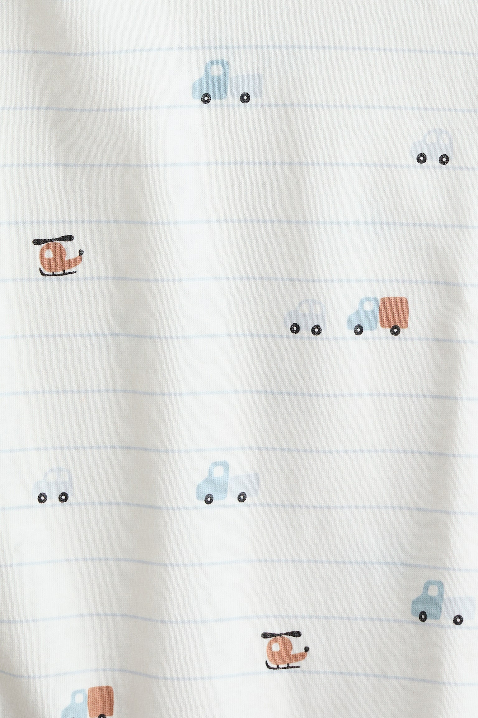 2-pack long-sleeved jersey tops - Light blue/Vehicles/Dark grey/White/Light pink/Cherries/Grey/Striped/Light blue/Vehicles/Light pink/Hearts/Navy blue/Striped - 3