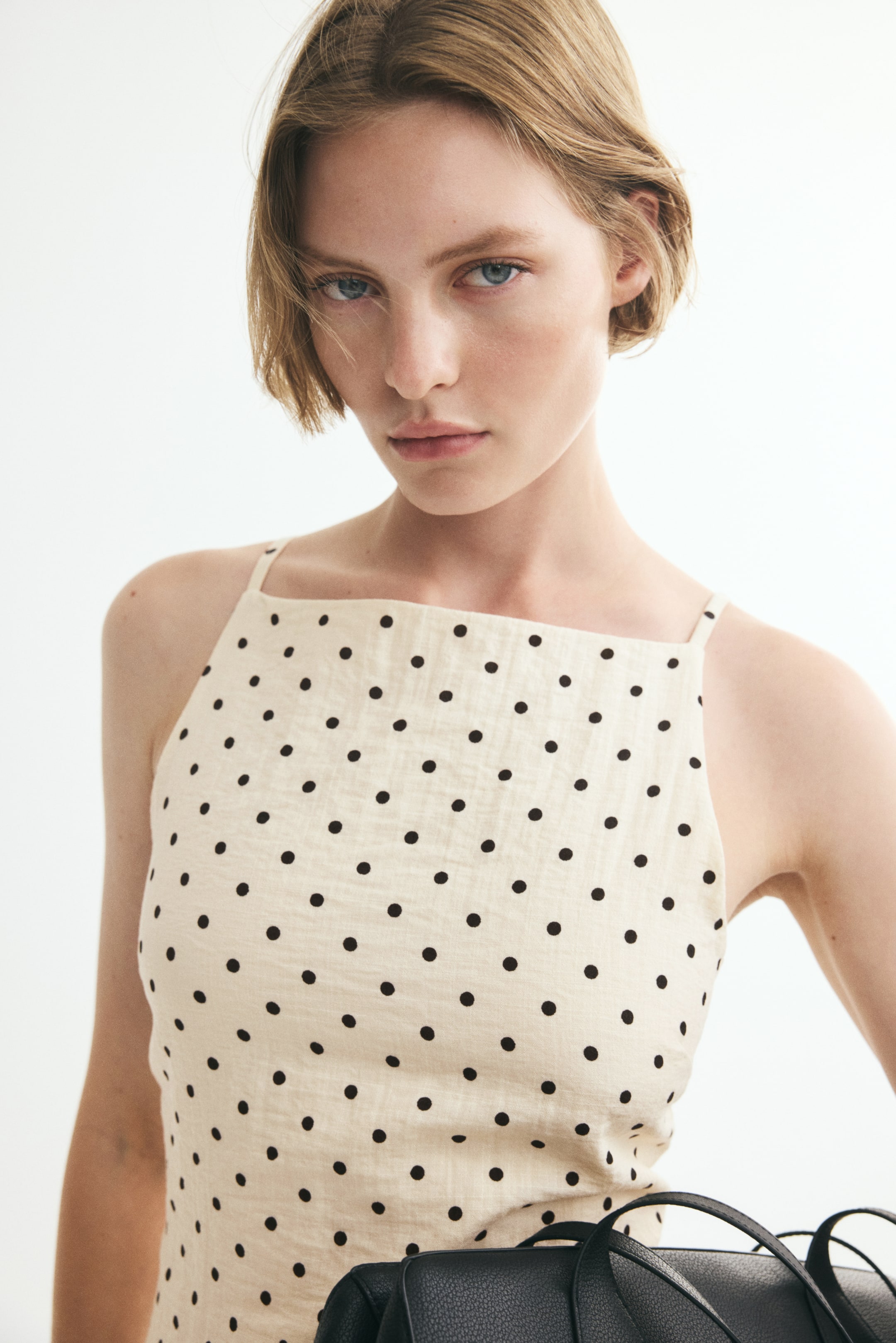 Sleeveless Crêpe Dress