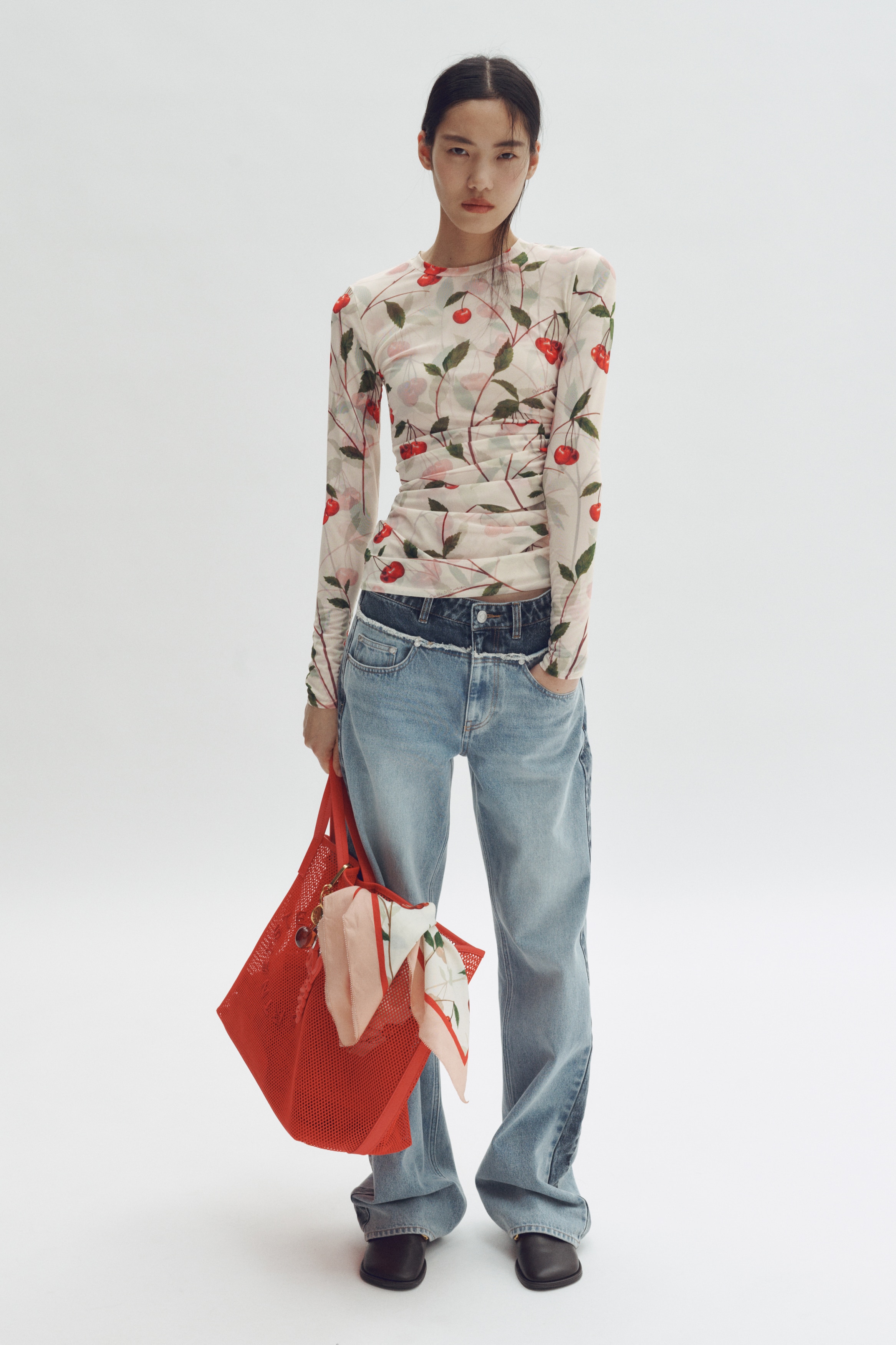 Cherry-Print Mesh Top from H&M - $49.99